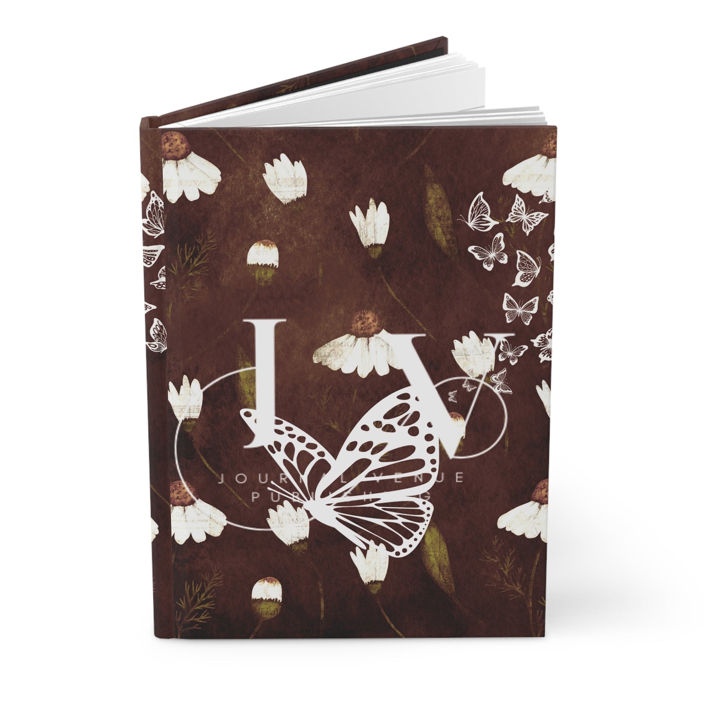 Vintage Floral Hardcover Writing Notebook Journals - JOURNAL VENUE