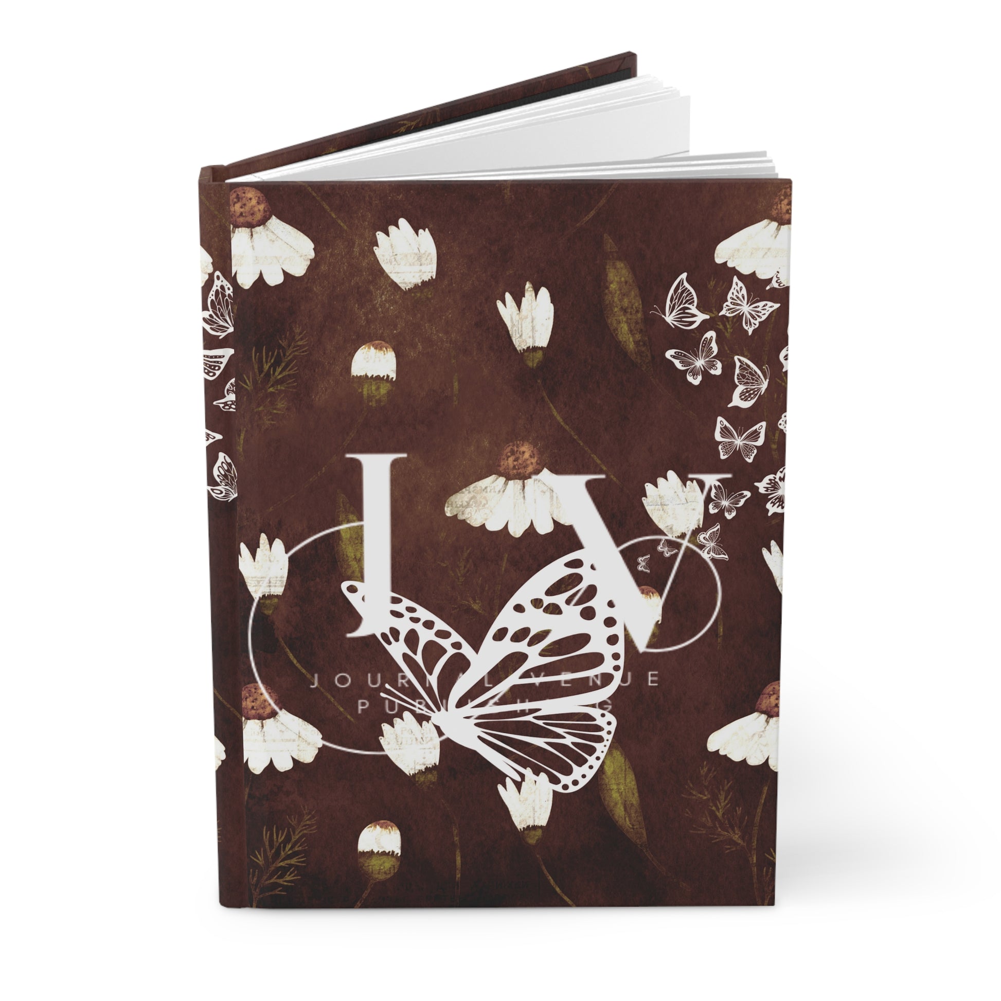 Vintage Floral Hardcover Writing Notebook Journals - JOURNAL VENUE