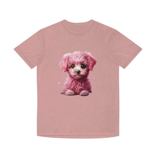 Cute Pink Poodle Faded T Shirt - JOURNAL VENUE