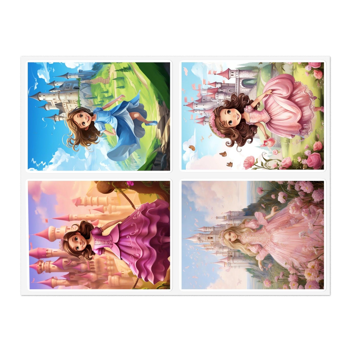 Princess Castle Sticker Sheet Bundle - JOURNAL VENUE