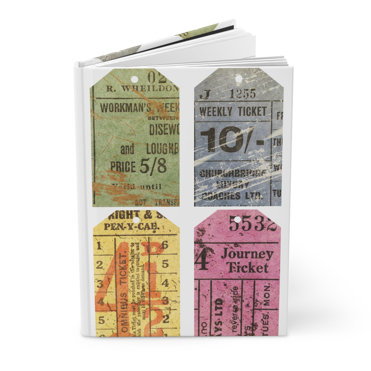 Vintage Holiday Travel Journal Notebook - JOURNAL VENUE