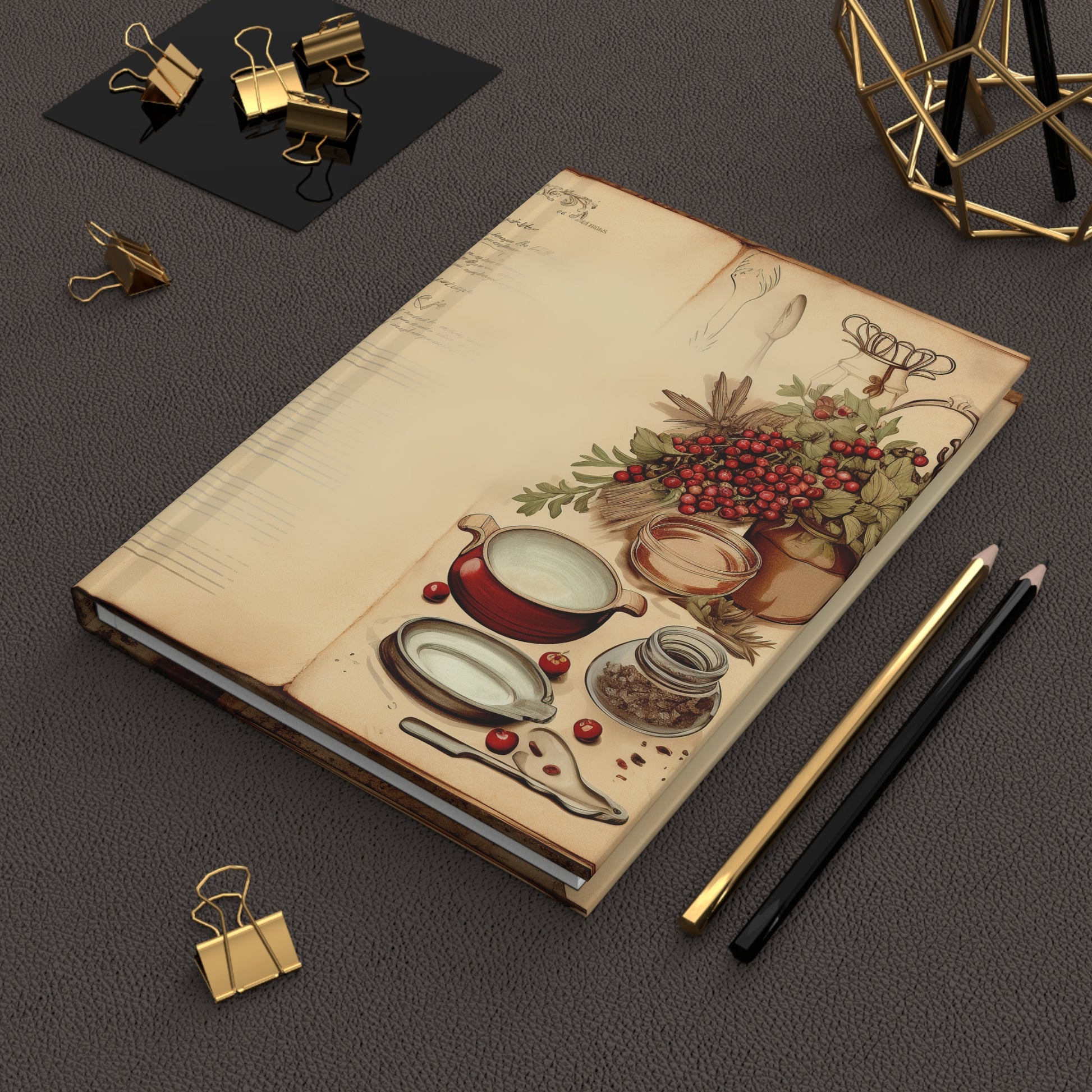 Vintage Secret Cooking Recipes Book Journal - JOURNAL VENUE