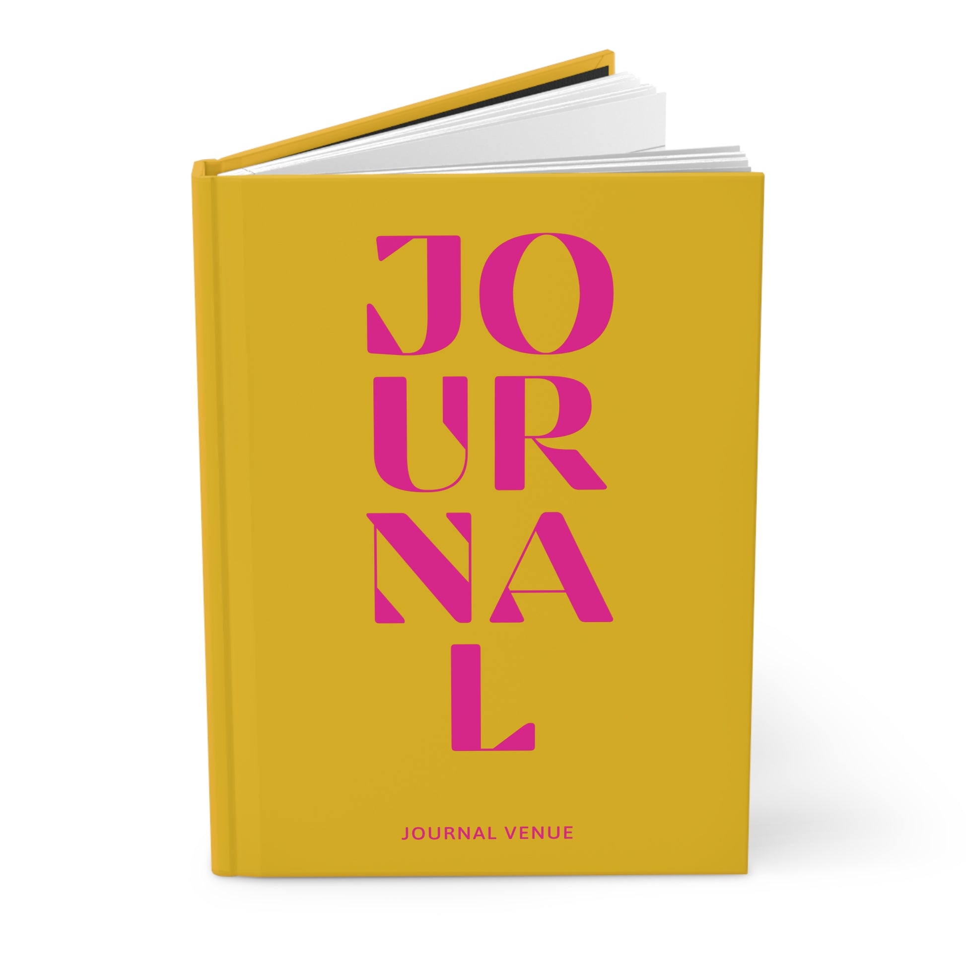 Modern Yellow Writing Journal | Contemporary Lined Notebook for Writers ...