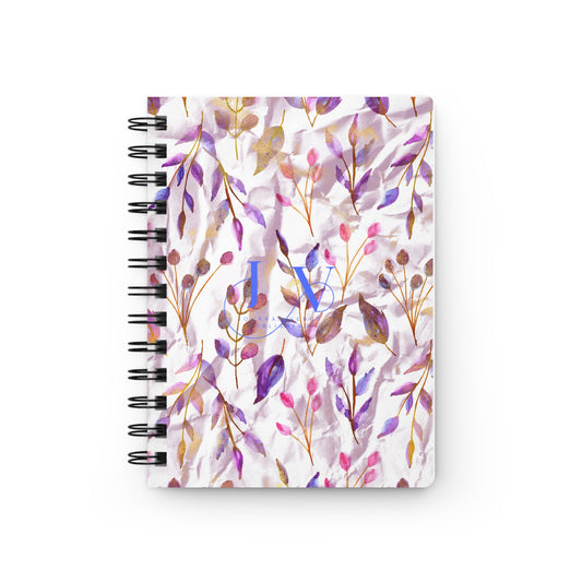 Purple Leaf Notebook Flower Journals - JOURNAL VENUE