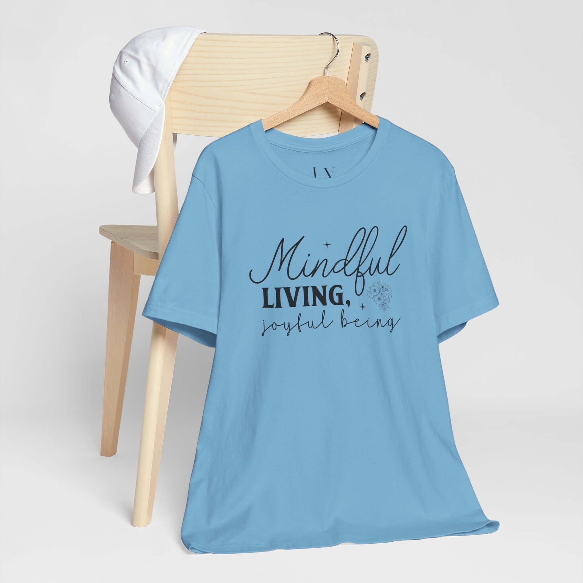 Mindful Living Joyful Being Unisex Jersey Short Sleeve T-Shirt - JOURNAL VENUE