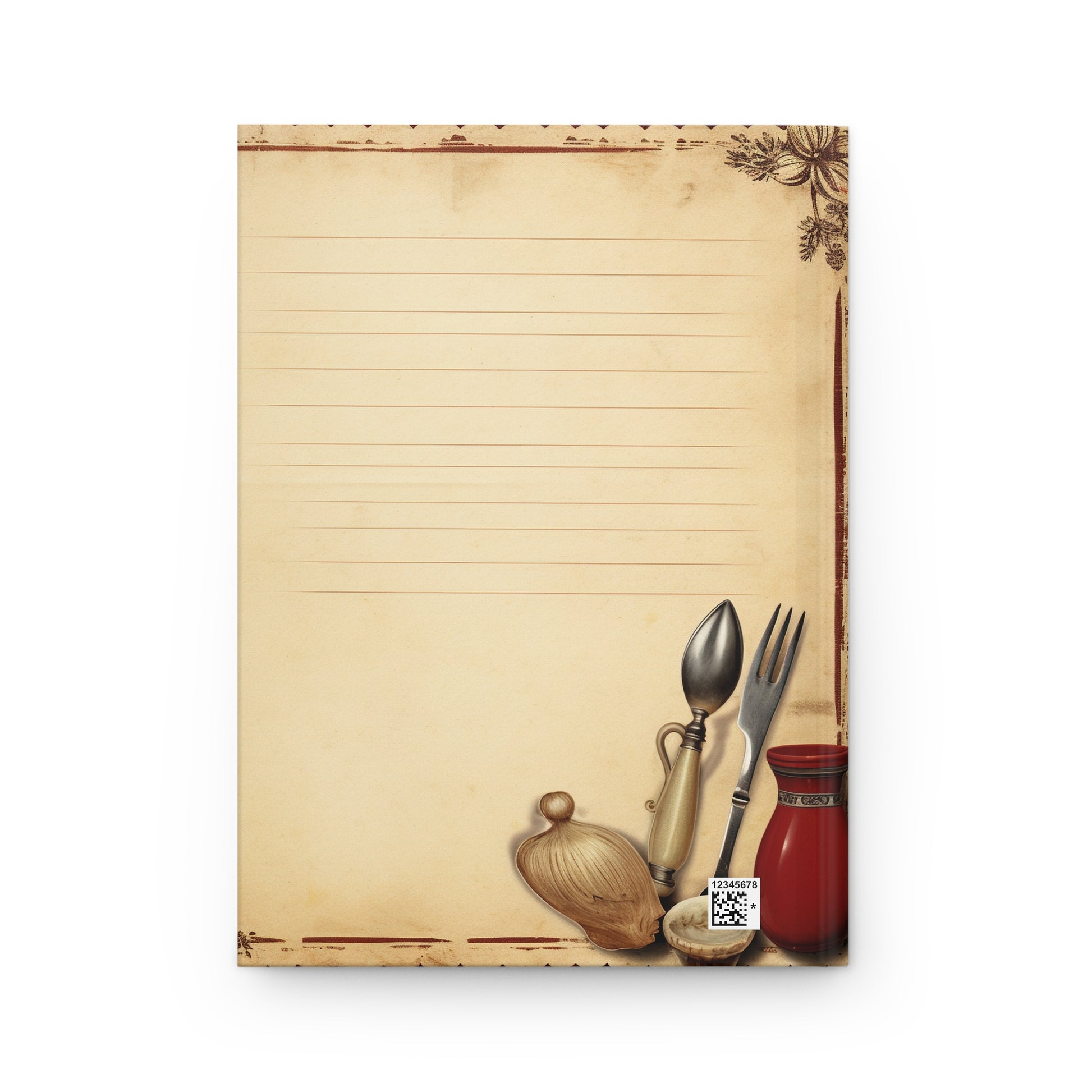 Vintage Scrapbook Recipe Hardcover Journal - JOURNAL VENUE