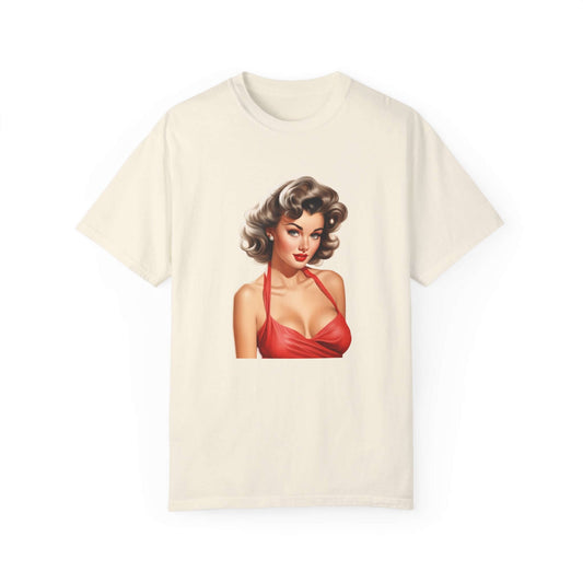 Cute Vintage Pin Up Girl T-shirt - JOURNAL VENUE