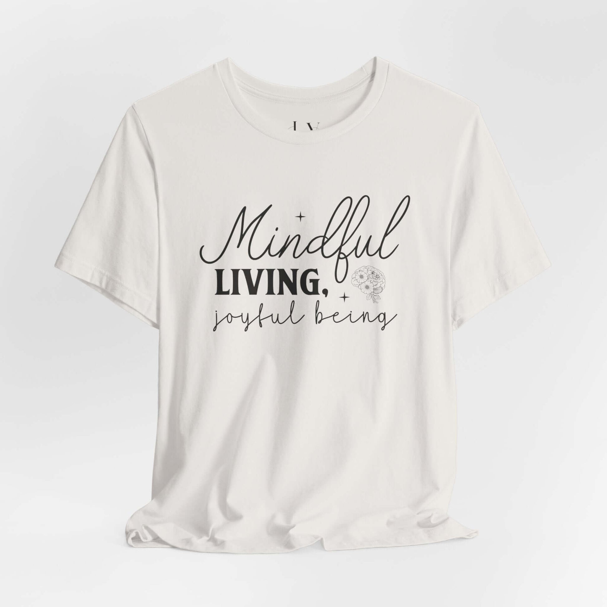 Mindful Living Joyful Being Unisex Jersey Short Sleeve T-Shirt - JOURNAL VENUE