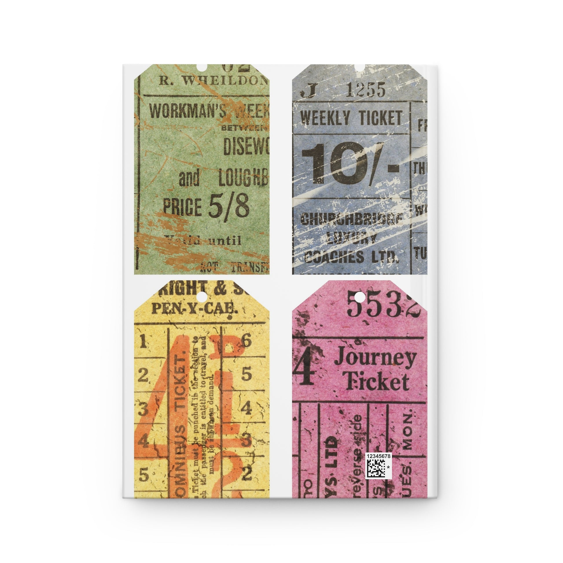 Vintage Holiday Travel Journal Notebook - JOURNAL VENUE