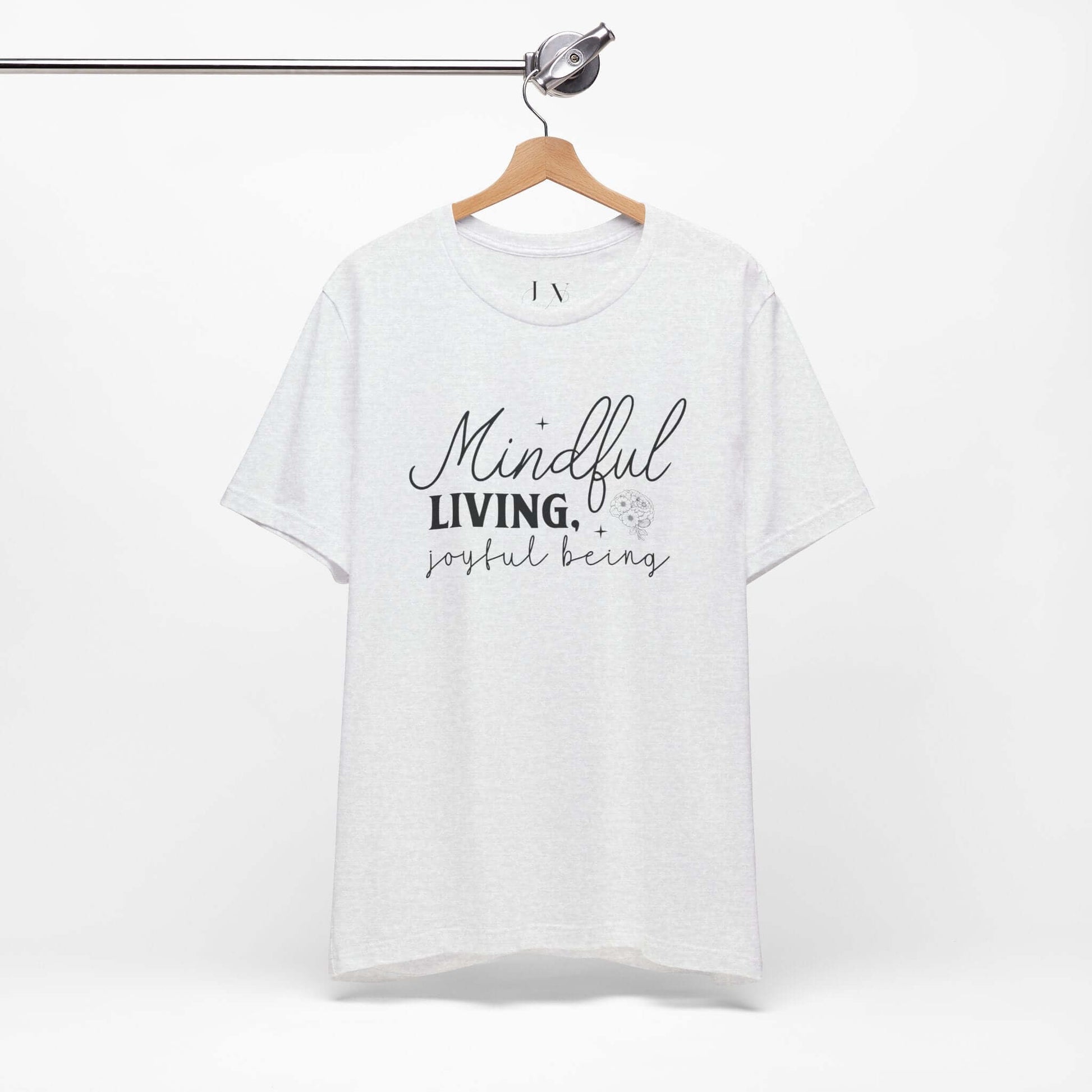 Mindful Living Joyful Being Unisex Jersey Short Sleeve T-Shirt - JOURNAL VENUE
