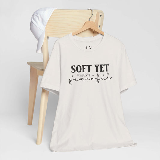 Soft Yet Peaceful Self Care Unisex Jersey Short Sleeve T-Shirt - JOURNAL VENUE