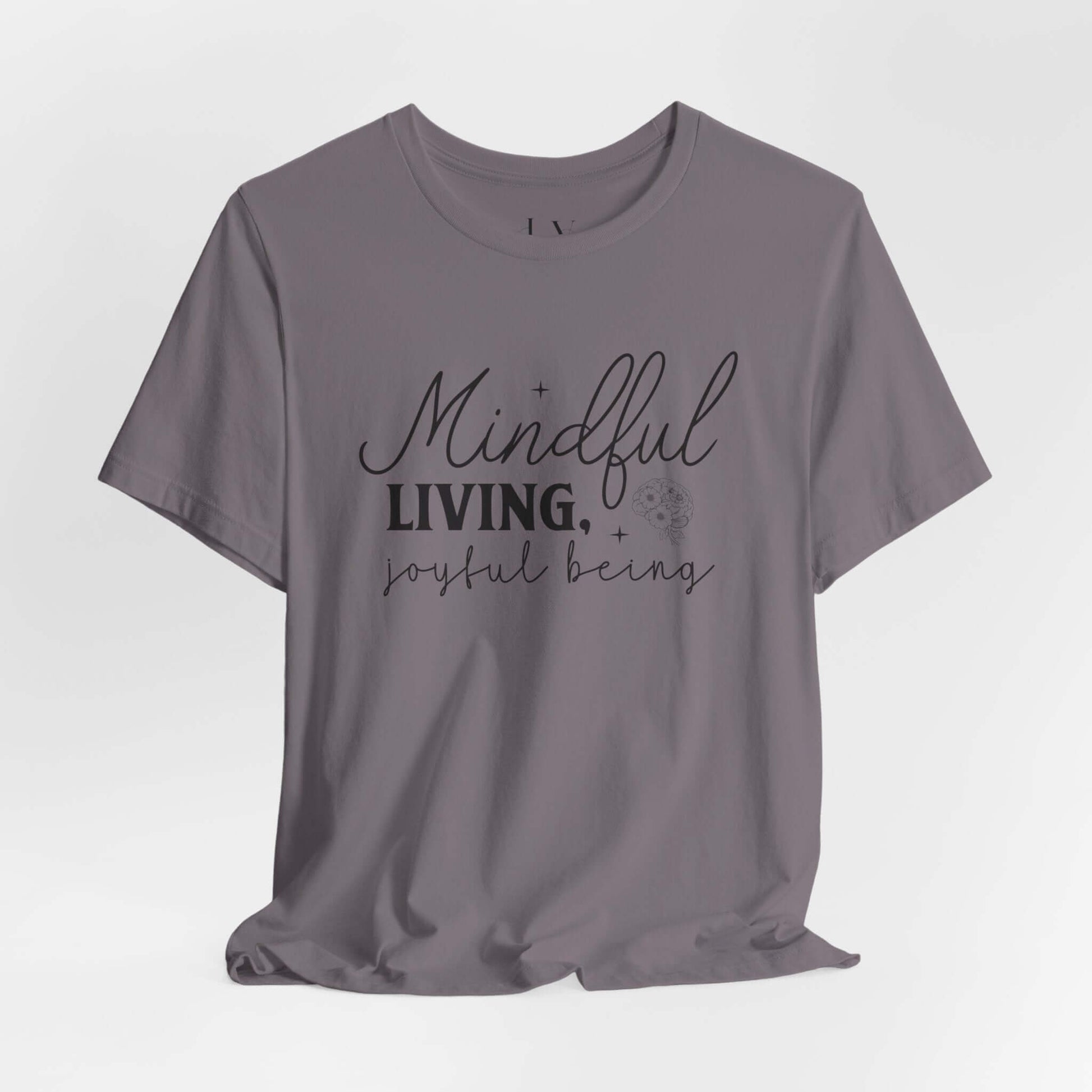 Mindful Living Joyful Being Unisex Jersey Short Sleeve T-Shirt - JOURNAL VENUE