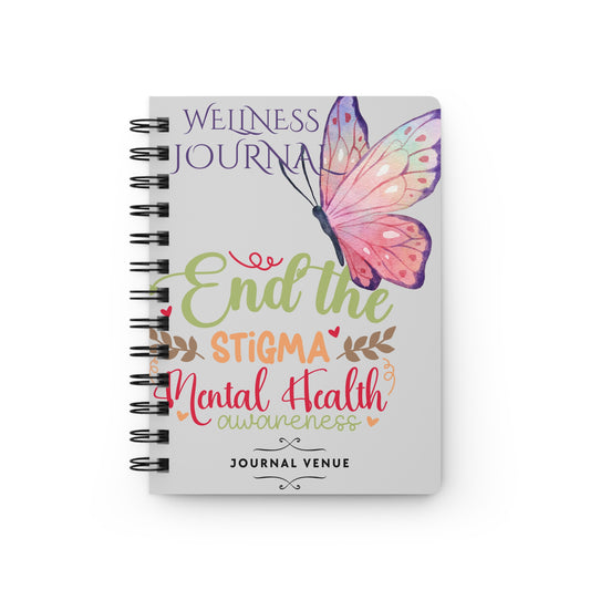 Mental Health Selfcare Spiral Journal Notebooks - JOURNAL VENUE
