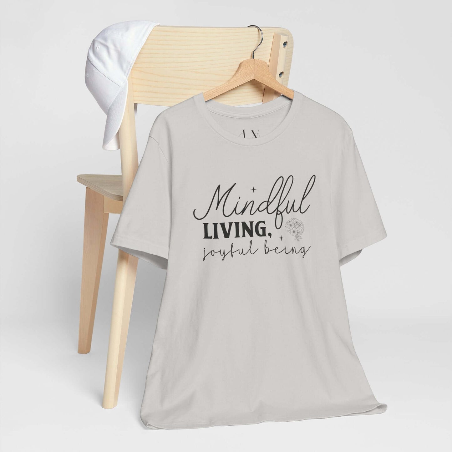 Mindful Living Joyful Being Unisex Jersey Short Sleeve T-Shirt - JOURNAL VENUE