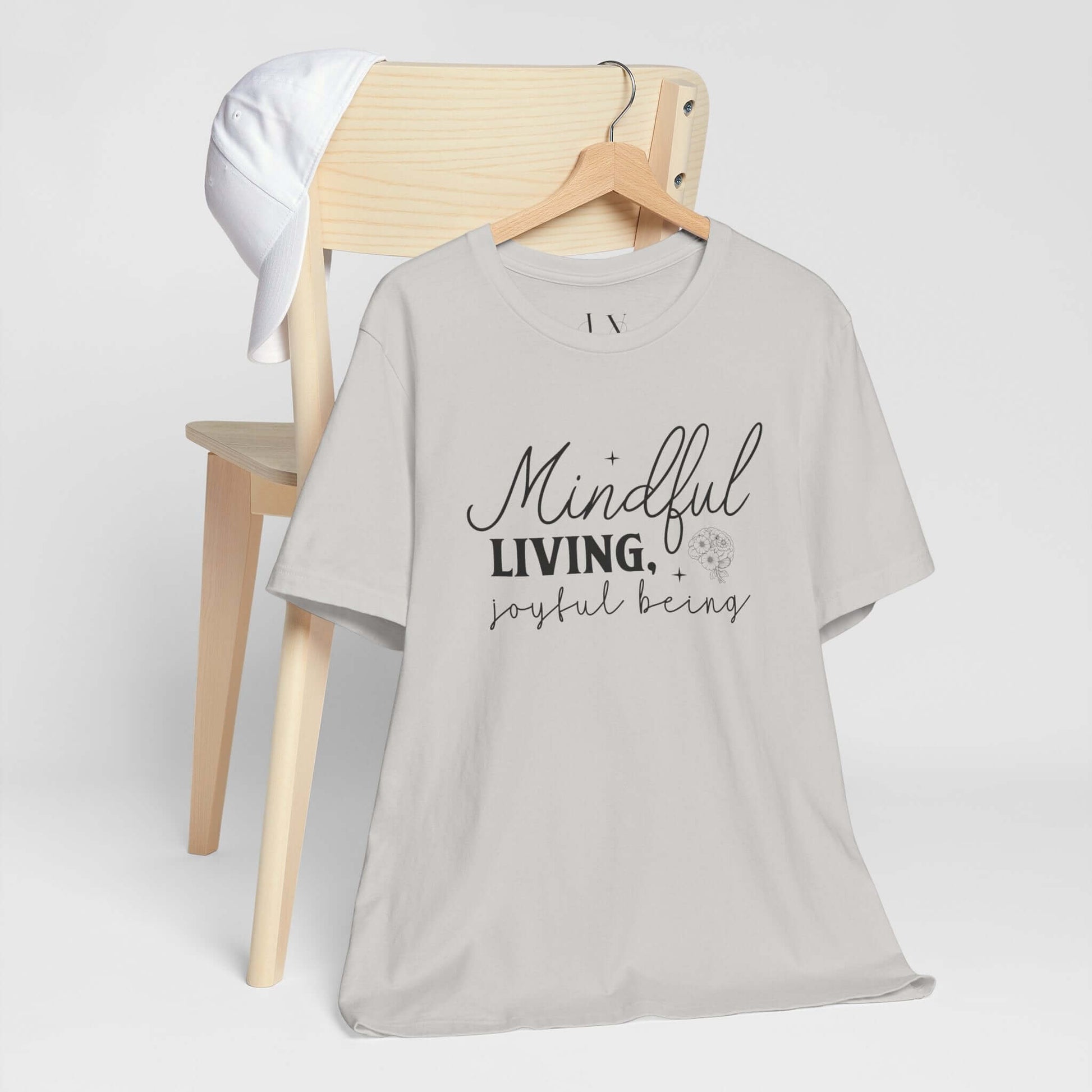 Mindful Living Joyful Being Unisex Jersey Short Sleeve T-Shirt - JOURNAL VENUE