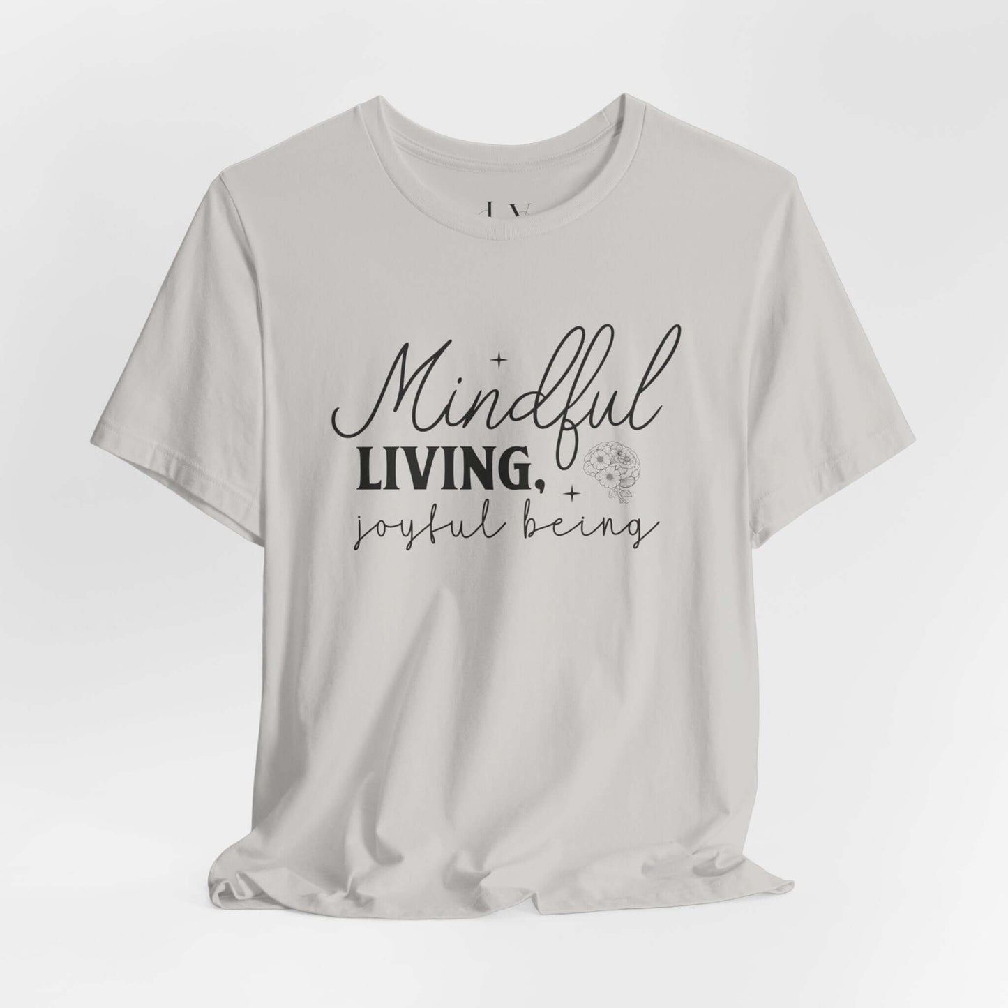 Mindful Living Joyful Being Unisex Jersey Short Sleeve T-Shirt - JOURNAL VENUE