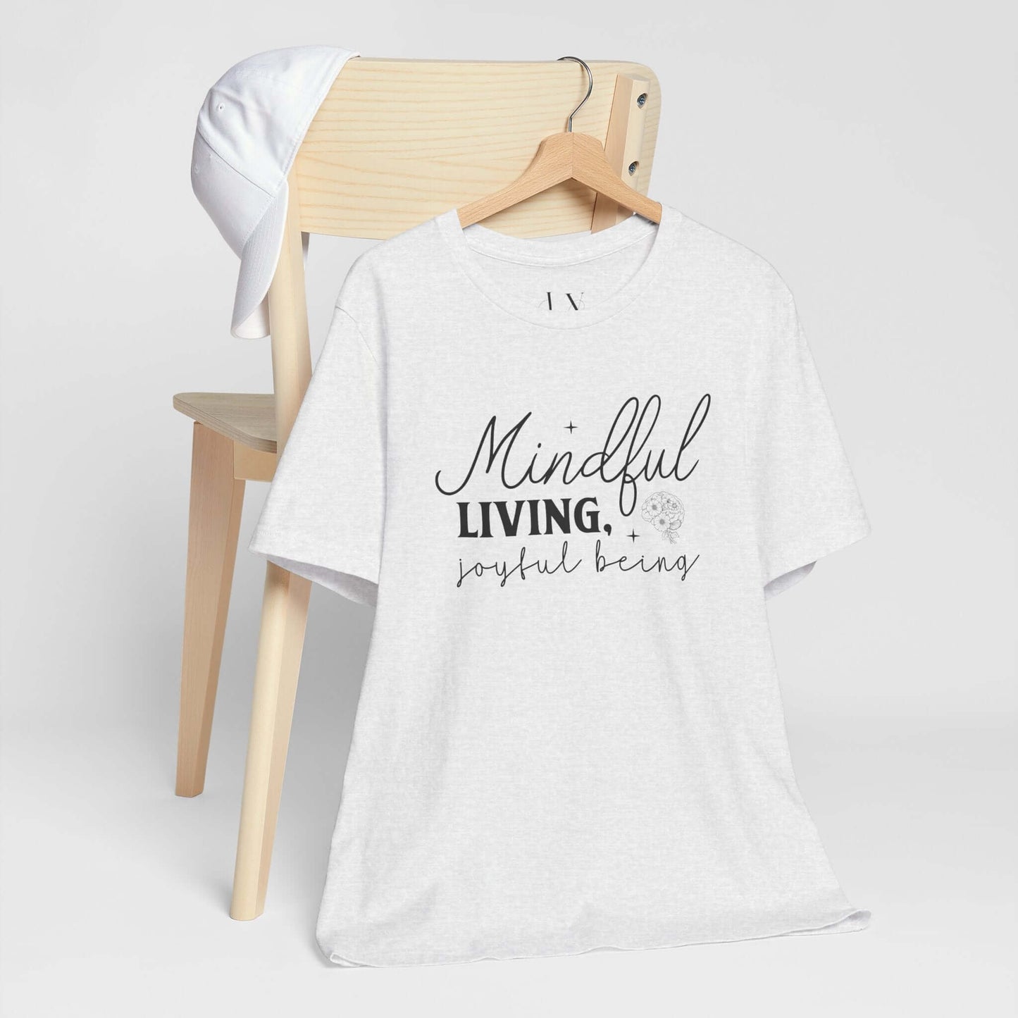 Mindful Living Joyful Being Unisex Jersey Short Sleeve T-Shirt - JOURNAL VENUE