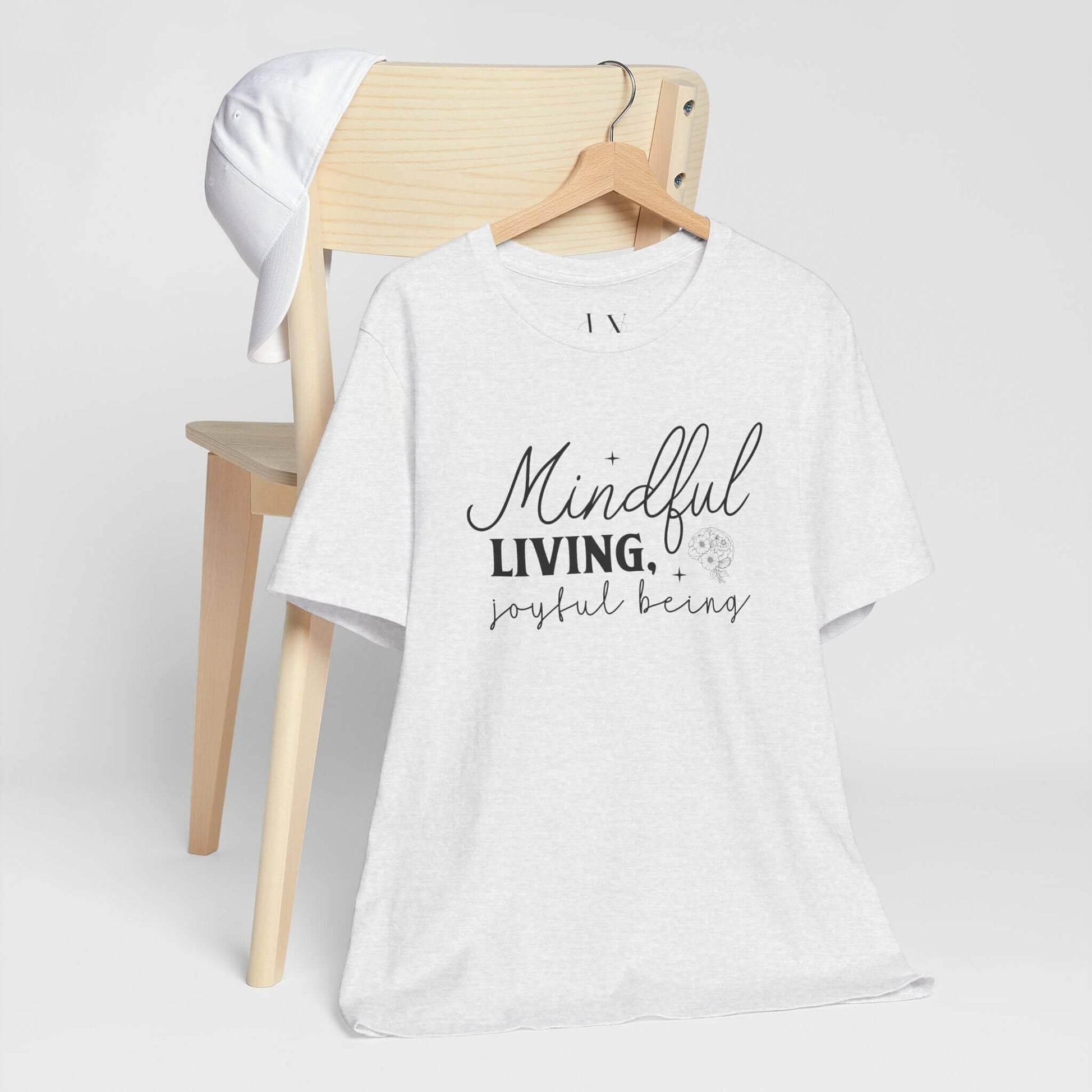 Mindful Living Joyful Being Unisex Jersey Short Sleeve T-Shirt - JOURNAL VENUE