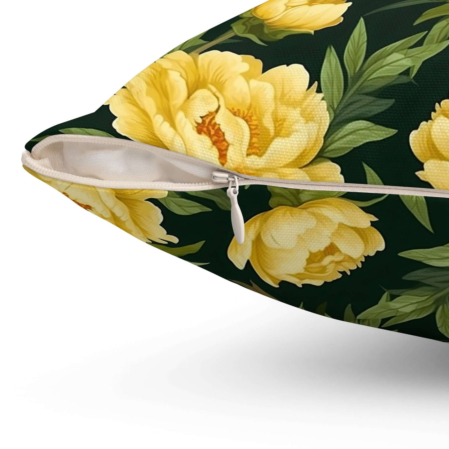Peony Floral Botanical Square Pillow - JOURNAL VENUE