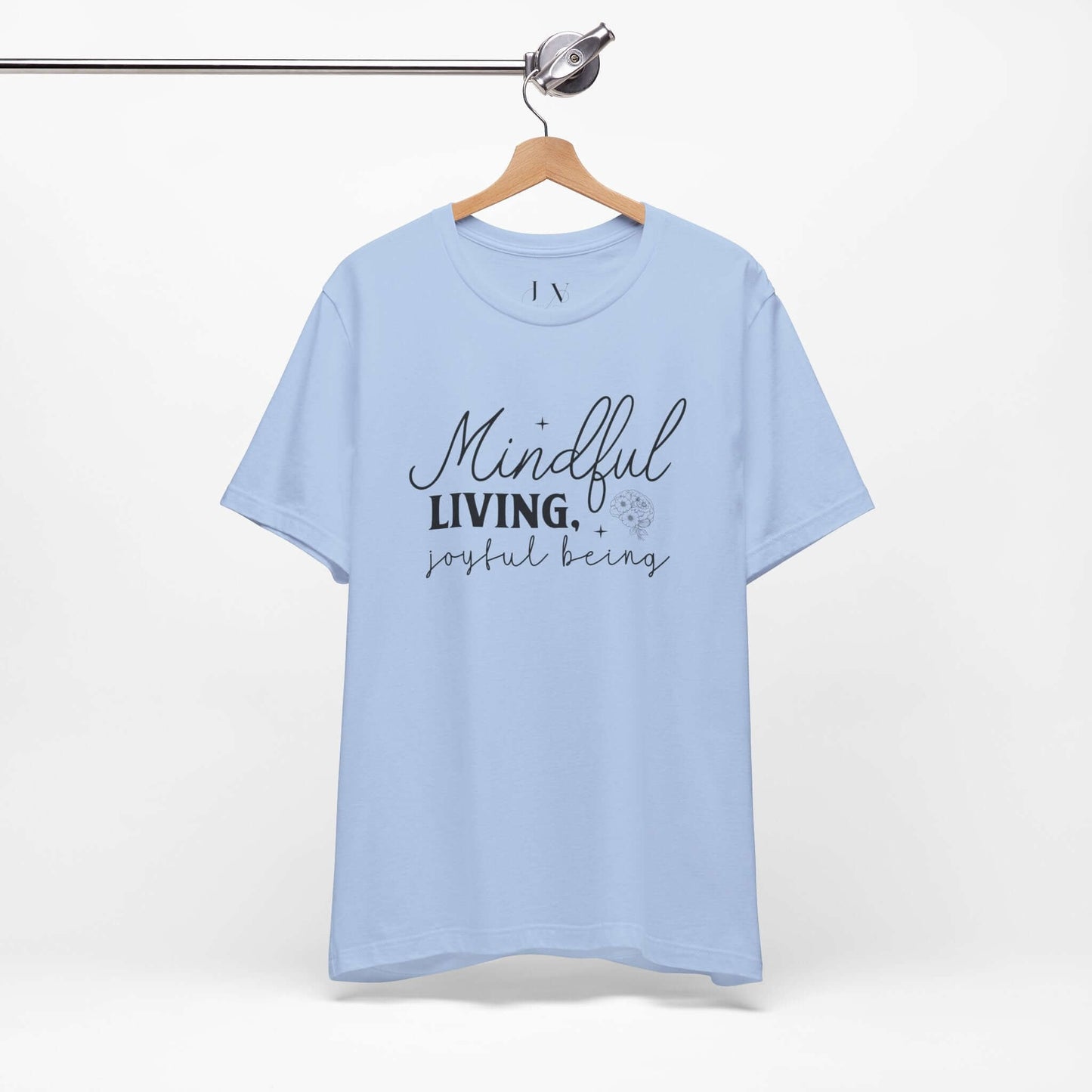 Mindful Living Joyful Being Unisex Jersey Short Sleeve T-Shirt - JOURNAL VENUE