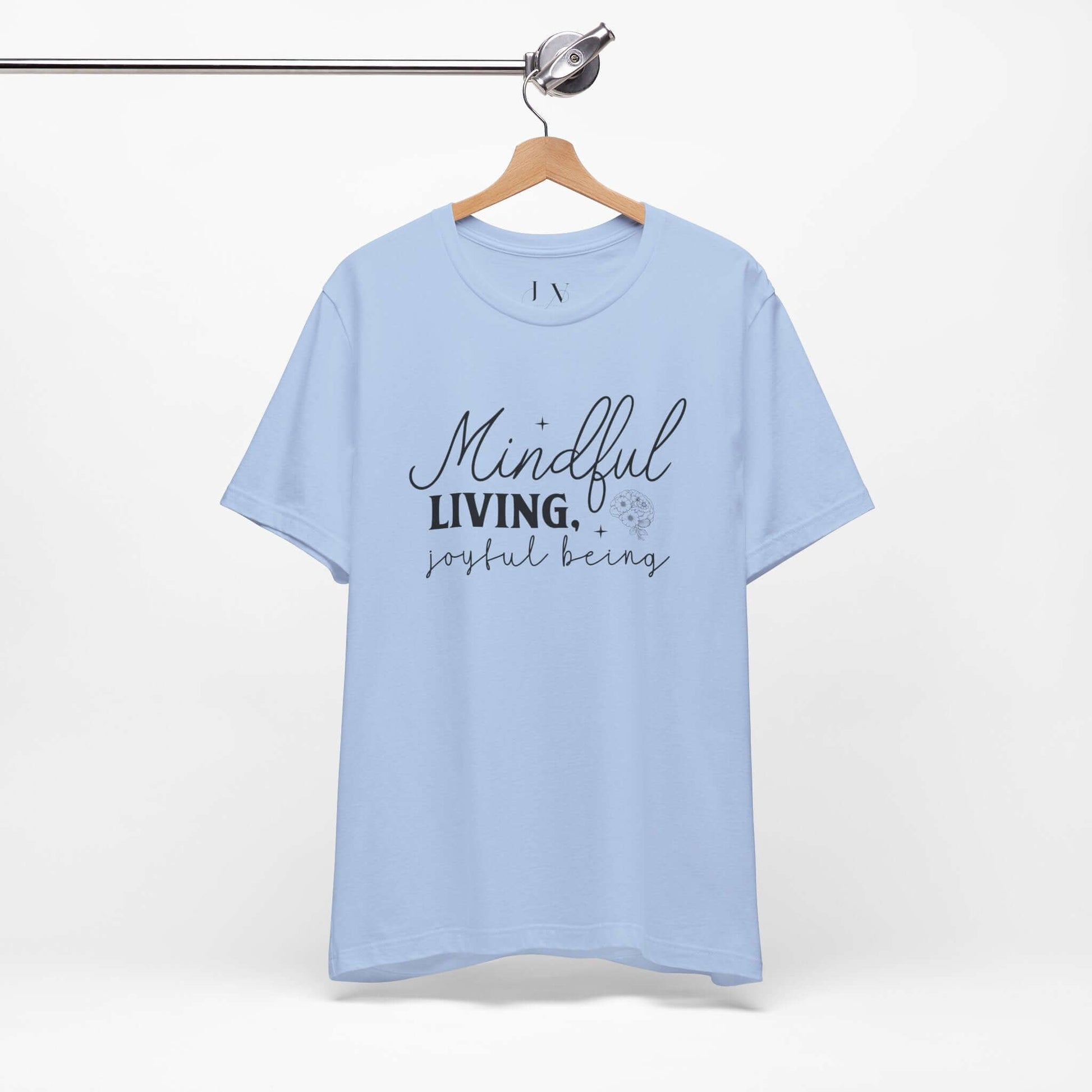 Mindful Living Joyful Being Unisex Jersey Short Sleeve T-Shirt - JOURNAL VENUE