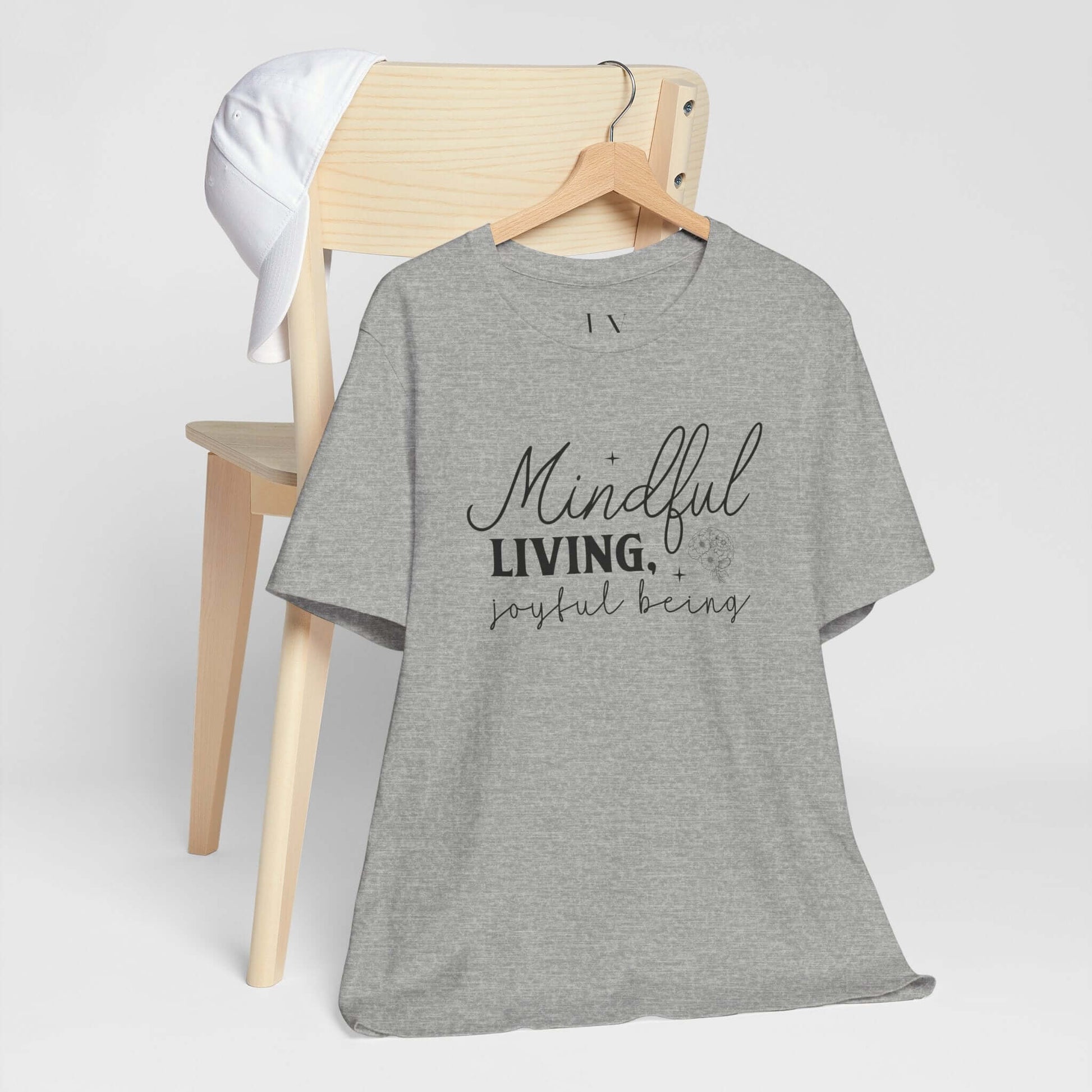 Mindful Living Joyful Being Unisex Jersey Short Sleeve T-Shirt - JOURNAL VENUE
