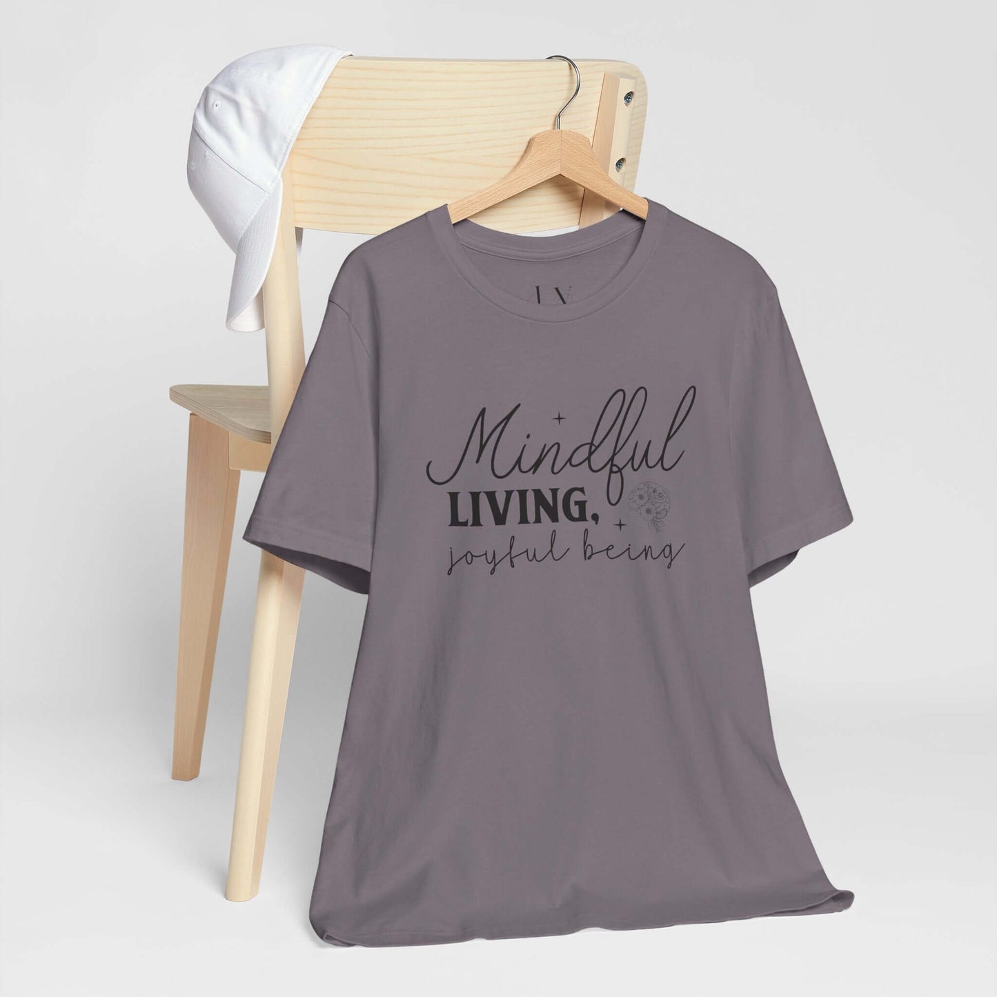 Mindful Living Joyful Being Unisex Jersey Short Sleeve T-Shirt - JOURNAL VENUE