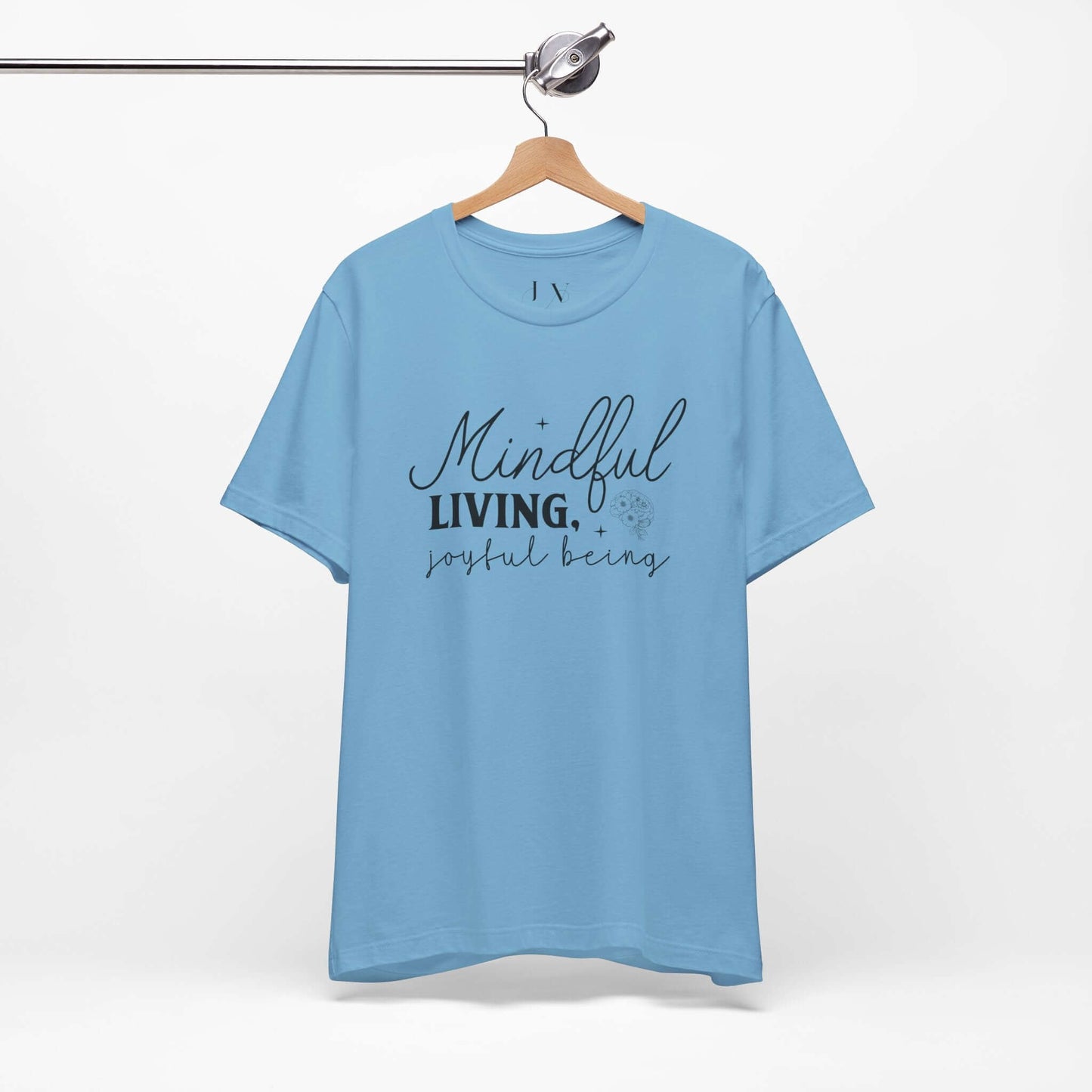 Mindful Living Joyful Being Unisex Jersey Short Sleeve T-Shirt - JOURNAL VENUE