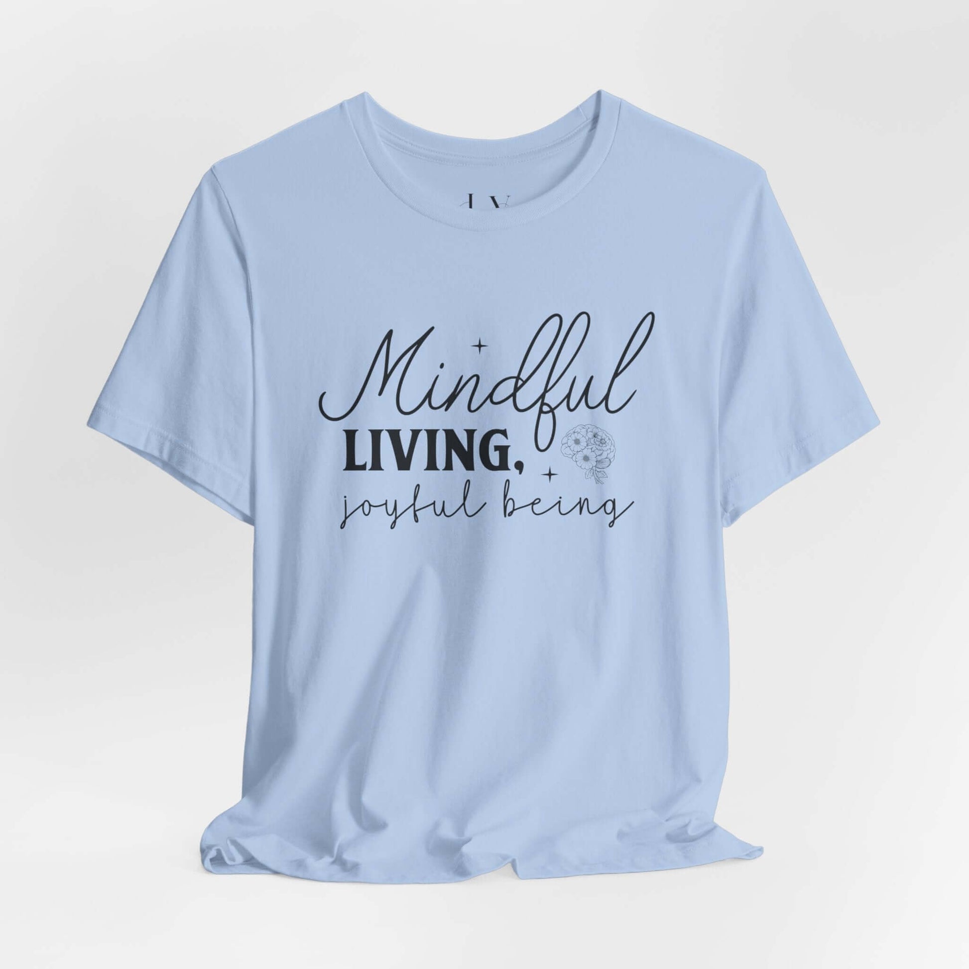 Mindful Living Joyful Being Unisex Jersey Short Sleeve T-Shirt - JOURNAL VENUE
