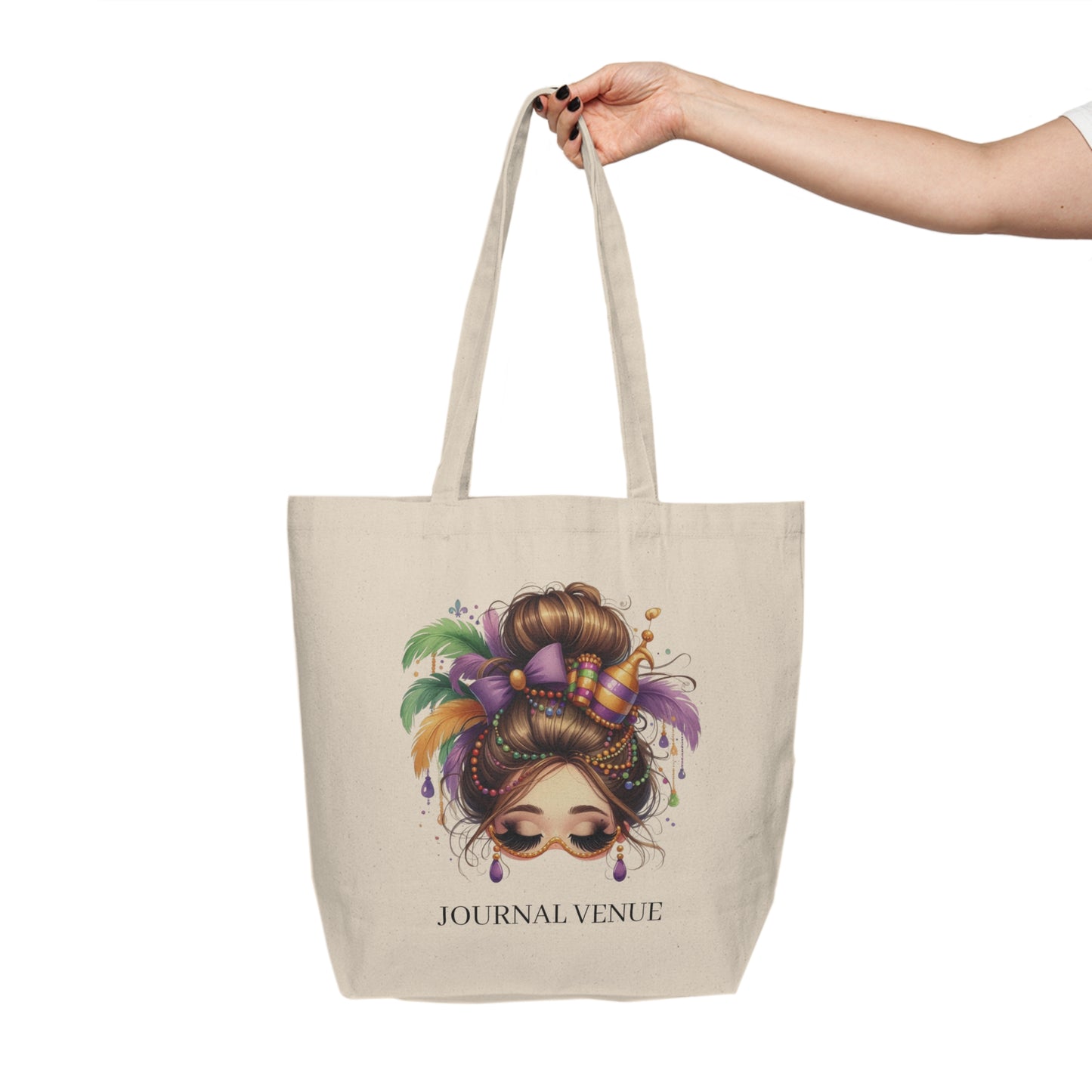 Cute Cotton Canvas Shopping Tote Bag - JOURNAL VENUE