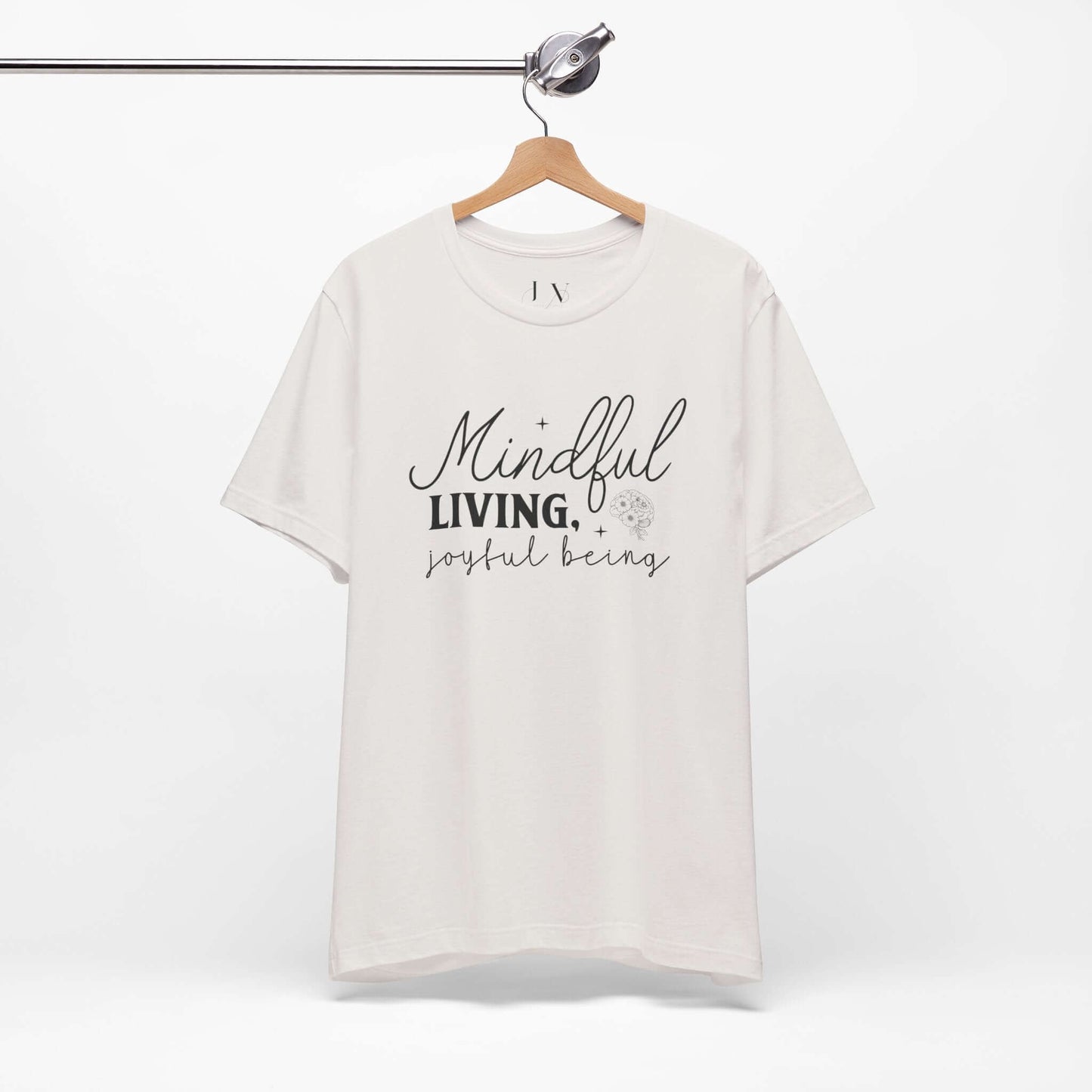 Mindful Living Joyful Being Unisex Jersey Short Sleeve T-Shirt - JOURNAL VENUE