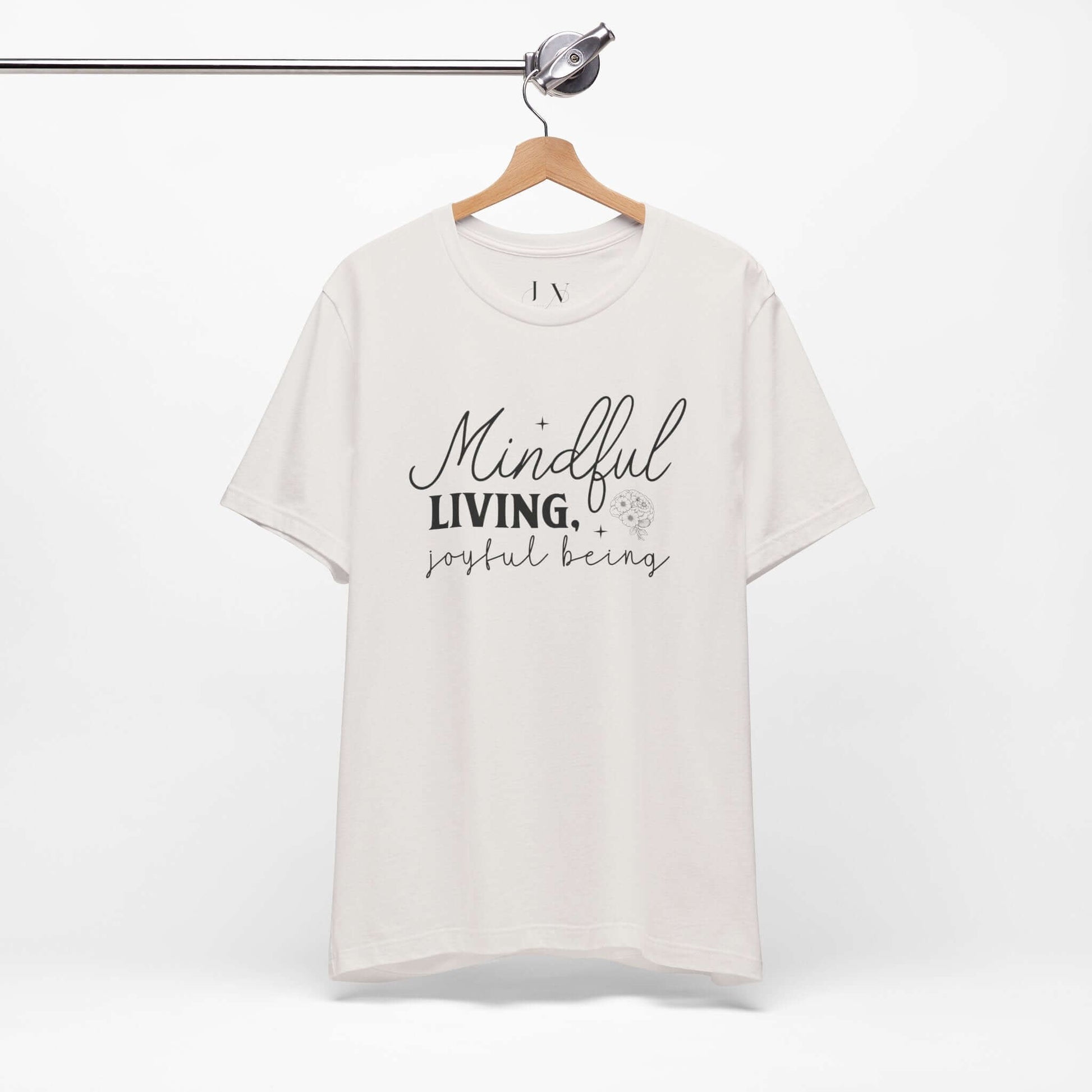 Mindful Living Joyful Being Unisex Jersey Short Sleeve T-Shirt - JOURNAL VENUE