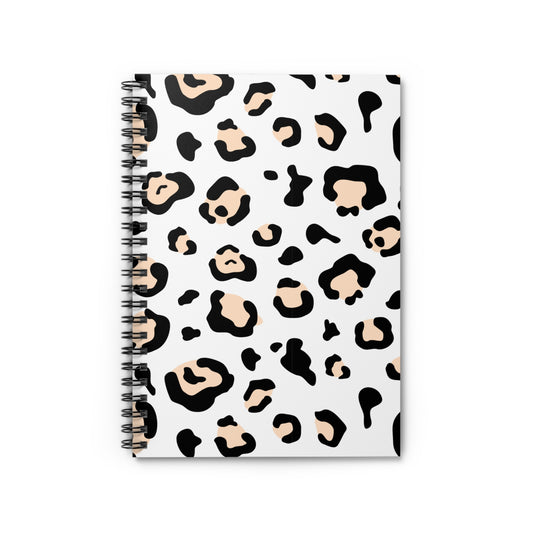 Cute Spiral Leopard Reading Journal Notebooks - JOURNAL VENUE