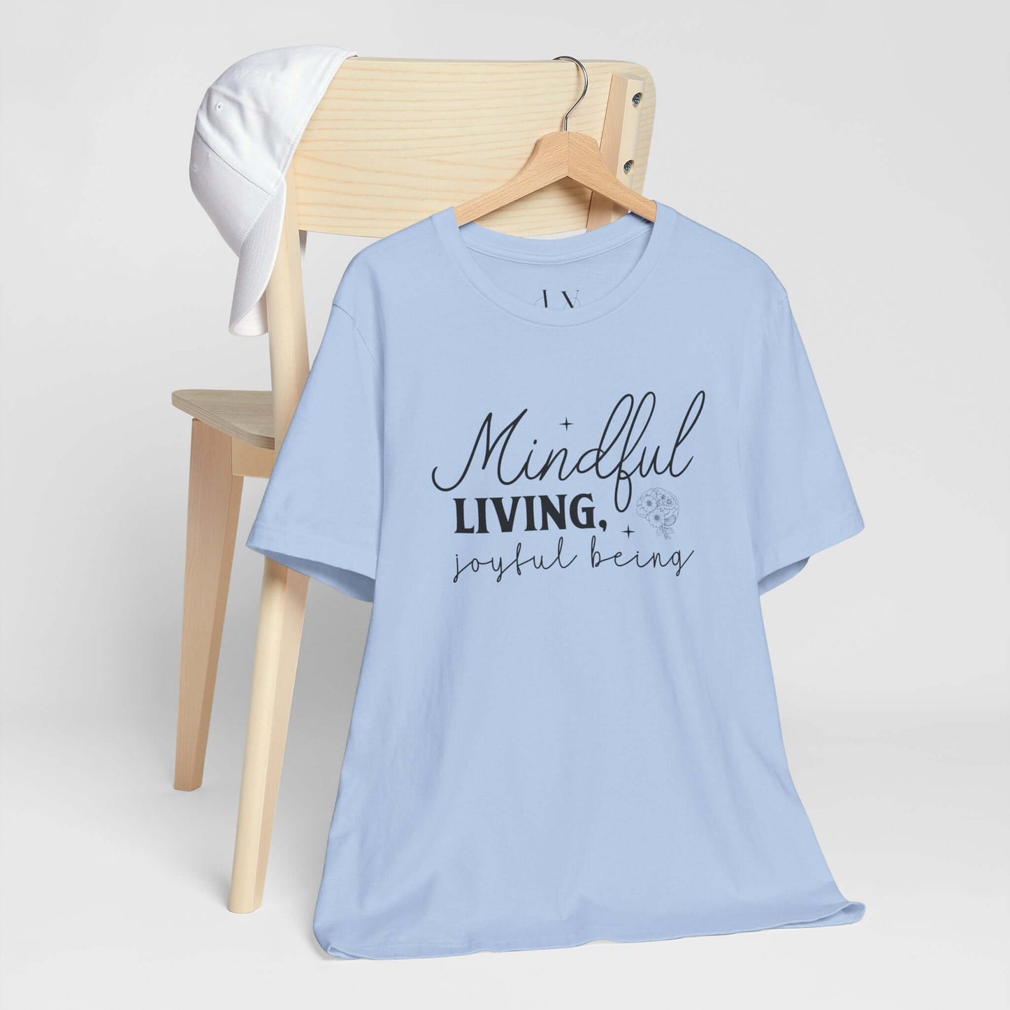 Mindful Living Joyful Being Unisex Jersey Short Sleeve T-Shirt - JOURNAL VENUE