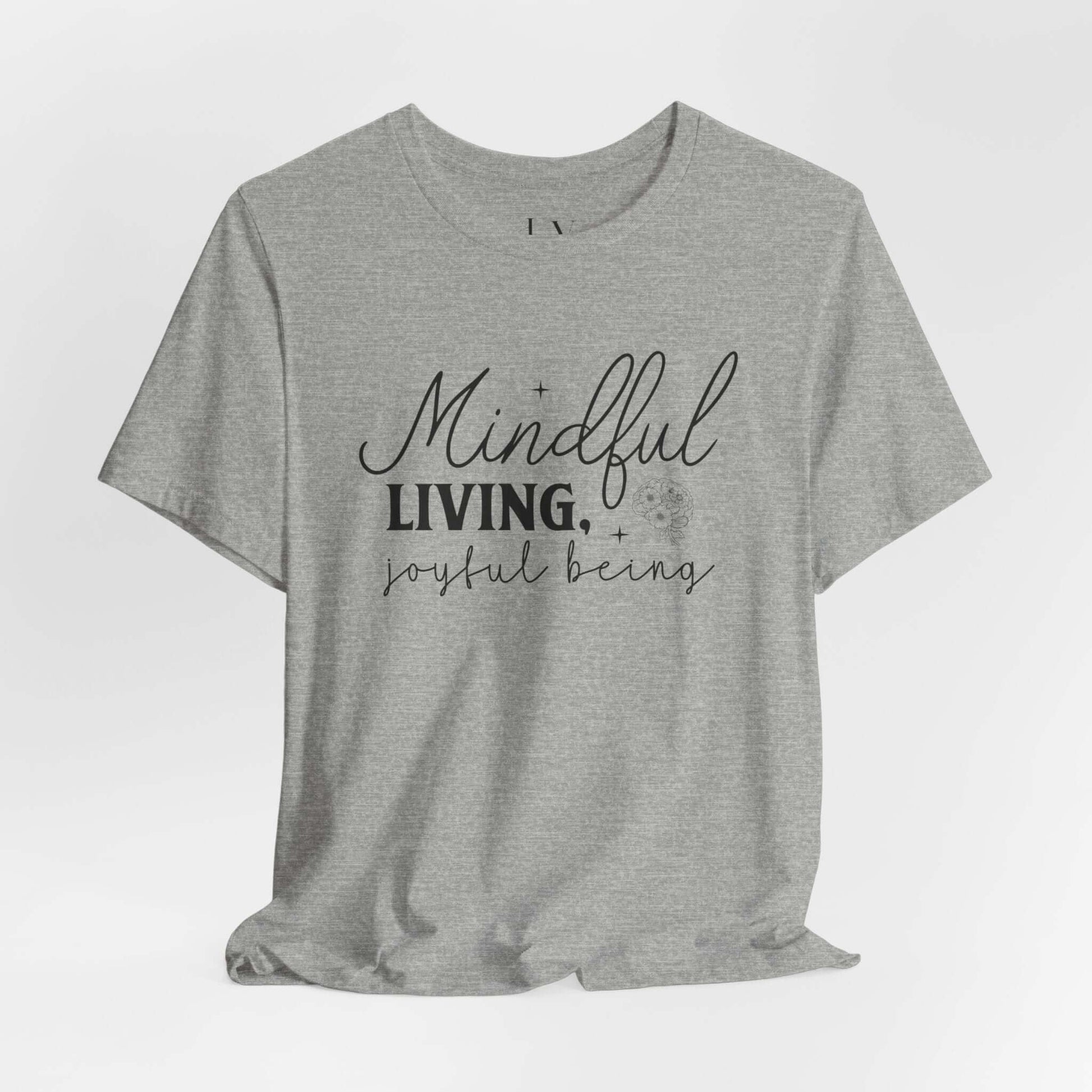 Mindful Living Joyful Being Unisex Jersey Short Sleeve T-Shirt - JOURNAL VENUE