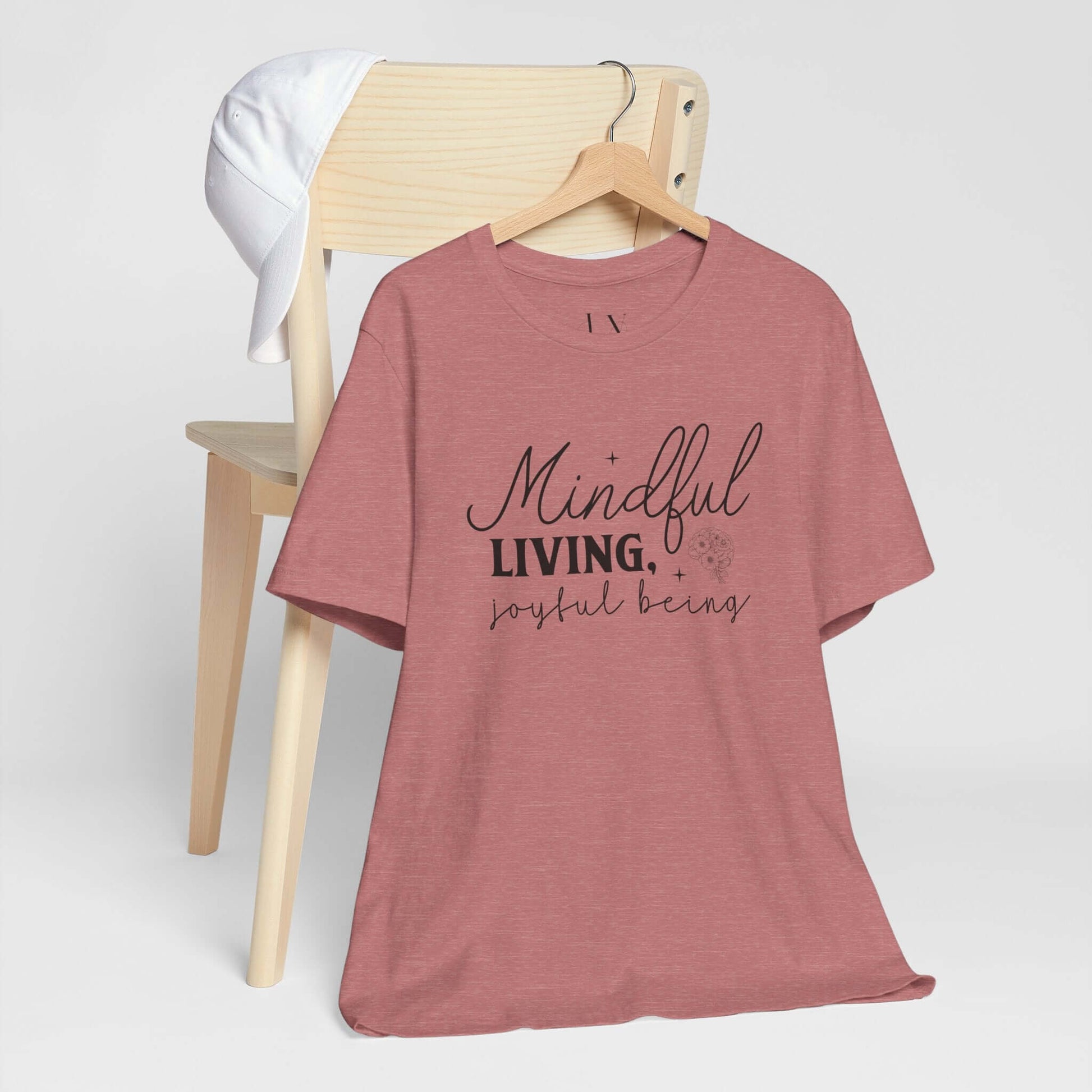Mindful Living Joyful Being Unisex Jersey Short Sleeve T-Shirt - JOURNAL VENUE