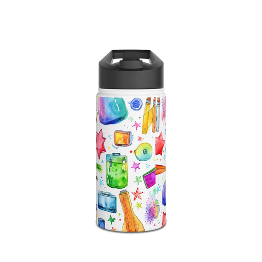Back To School Stainless Steel Water Bottle = JOURNAL VENUE
