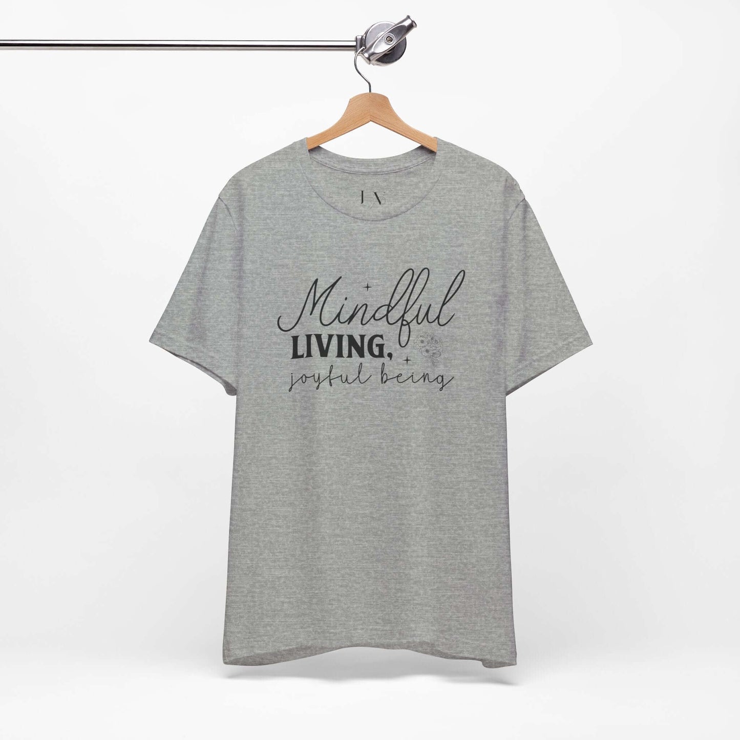 Mindful Living Joyful Being Unisex Jersey Short Sleeve T-Shirt - JOURNAL VENUE