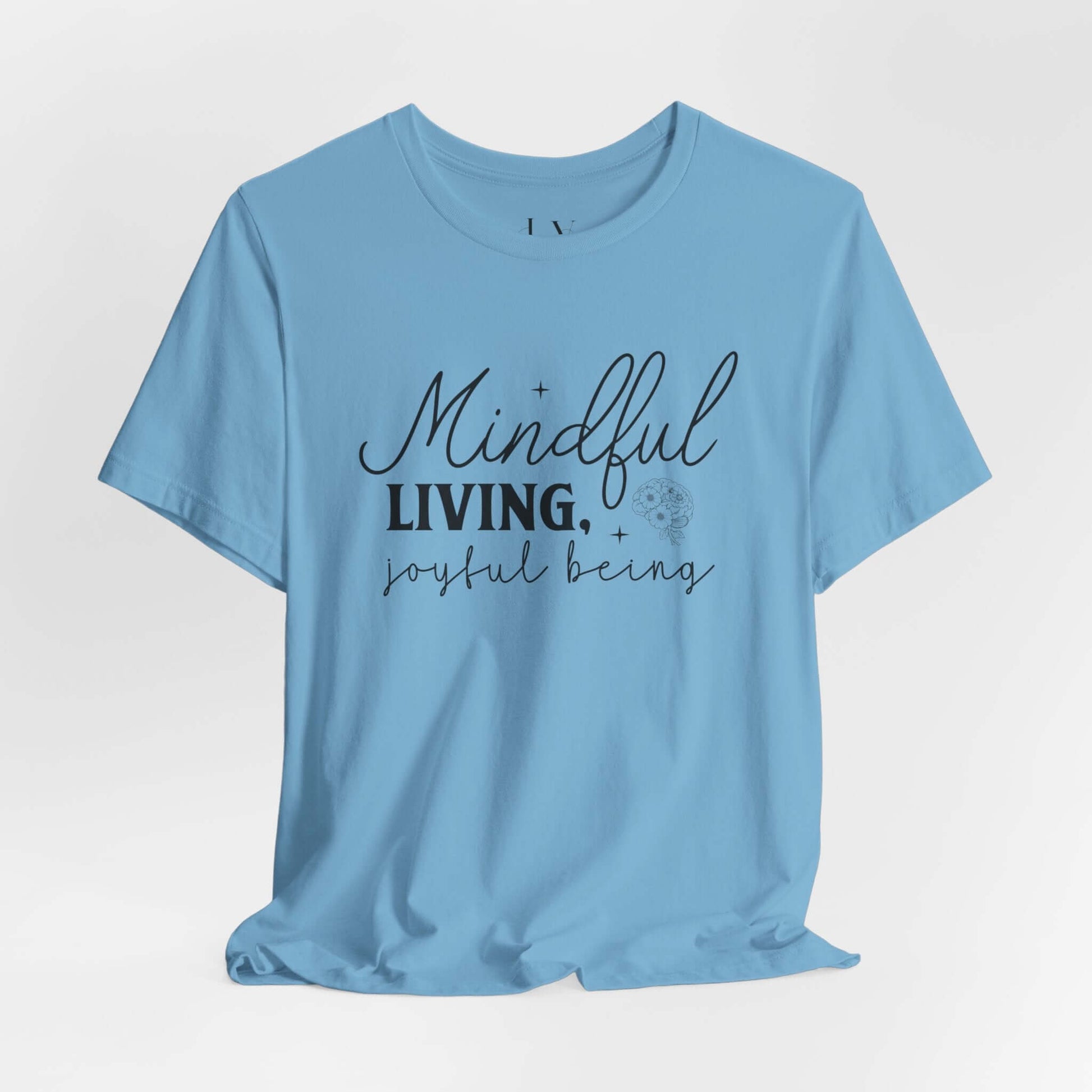 Mindful Living Joyful Being Unisex Jersey Short Sleeve T-Shirt - JOURNAL VENUE