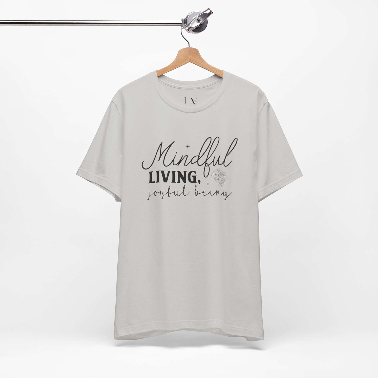 Mindful Living Joyful Being Unisex Jersey Short Sleeve T-Shirt - JOURNAL VENUE
