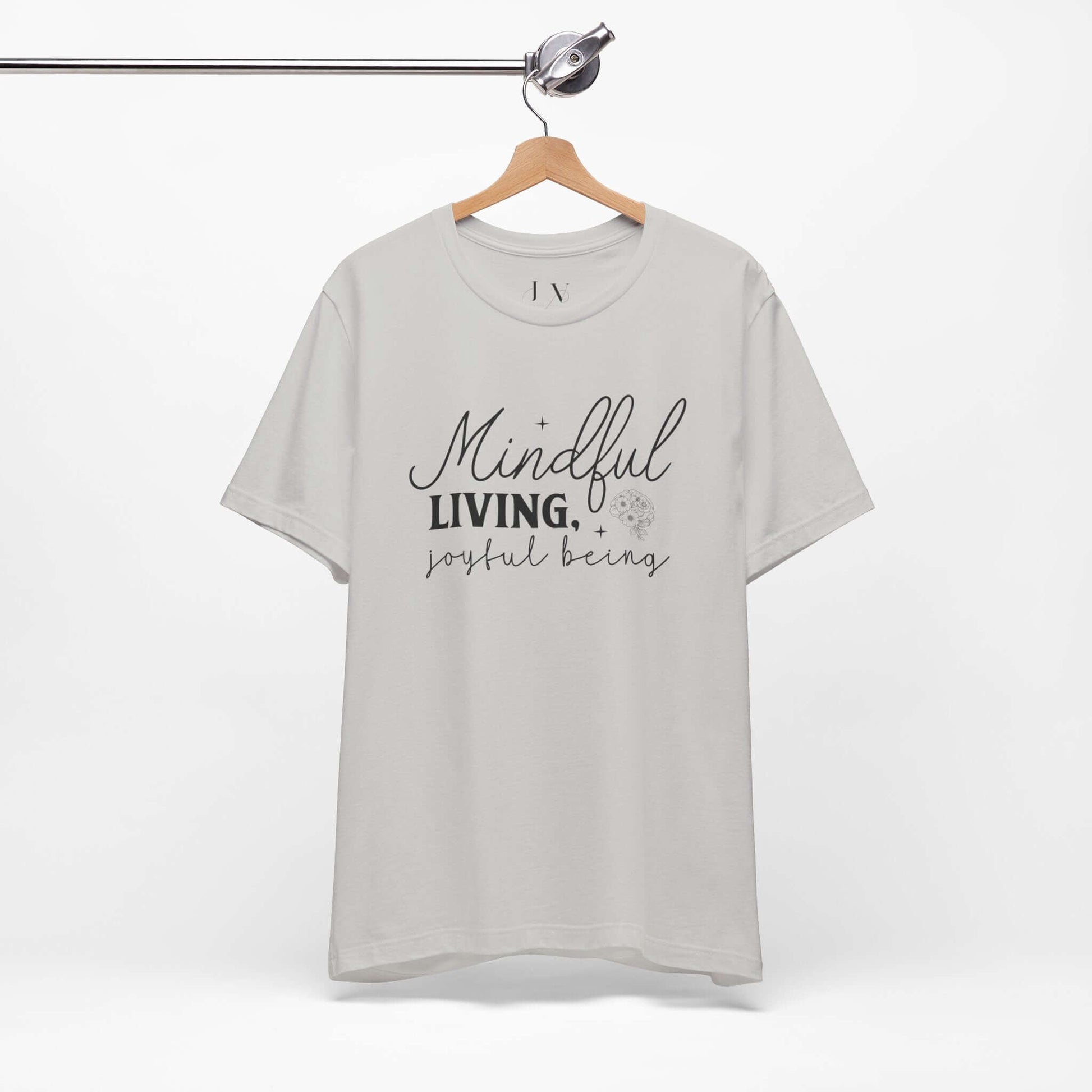 Mindful Living Joyful Being Unisex Jersey Short Sleeve T-Shirt - JOURNAL VENUE