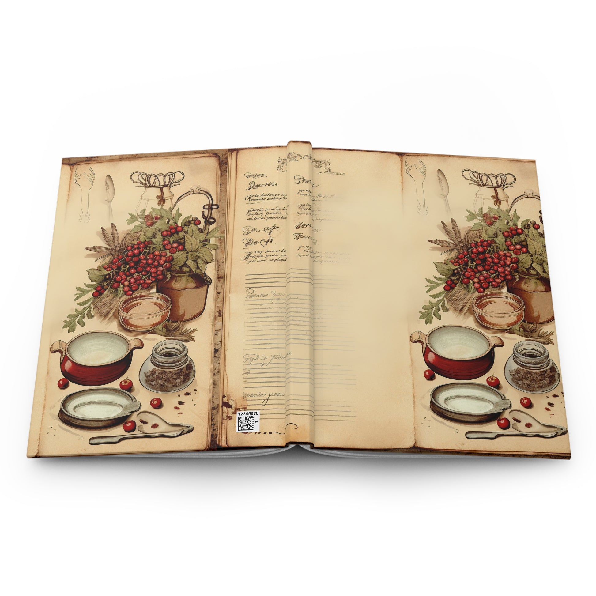 Vintage Secret Cooking Recipes Book Journal - JOURNAL VENUE