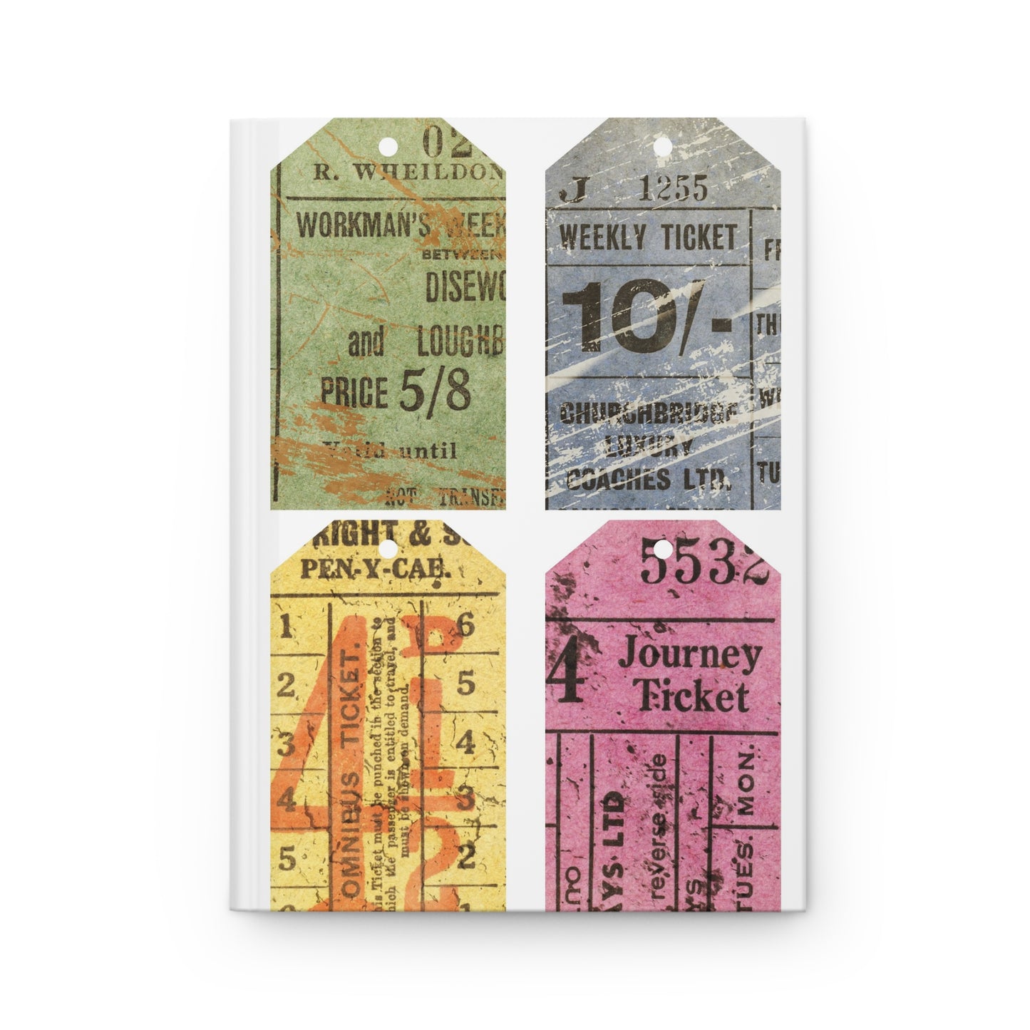 Vintage Holiday Travel Journal Notebook - JOURNAL VENUE