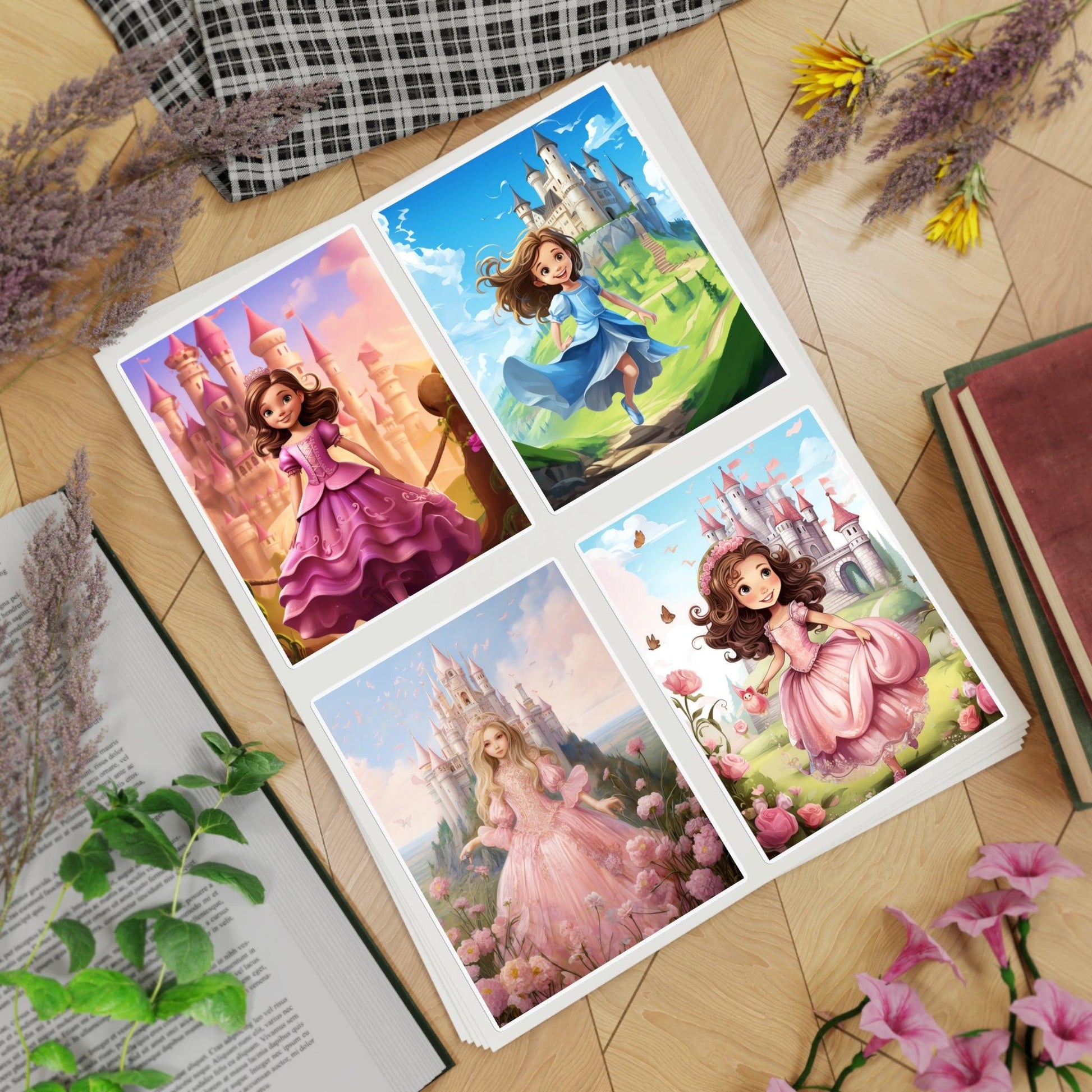 Princess Castle Sticker Sheet Bundle - JOURNAL VENUE