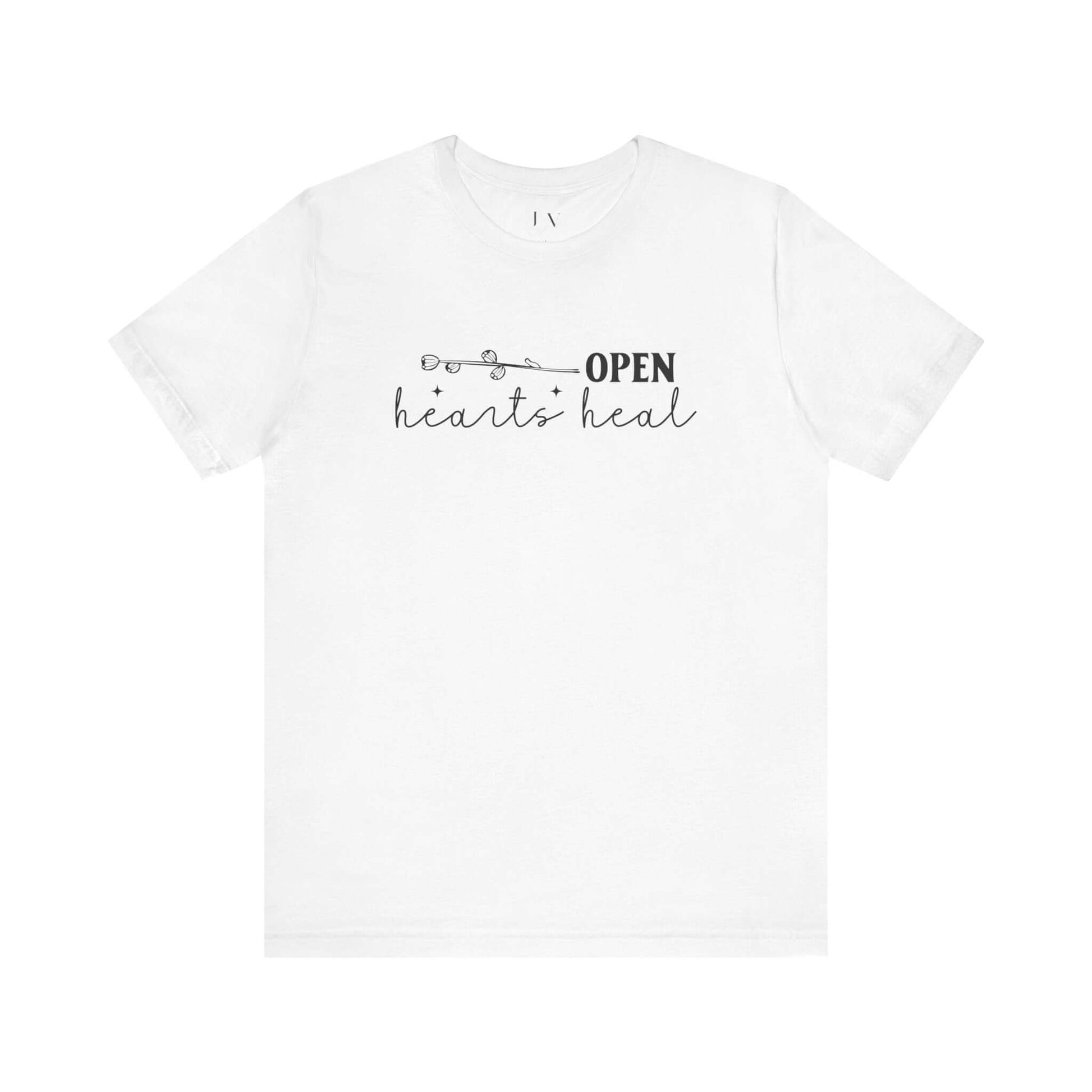 Open Hearts Heal Short Sleeve Tee - JOURNAL VENUE