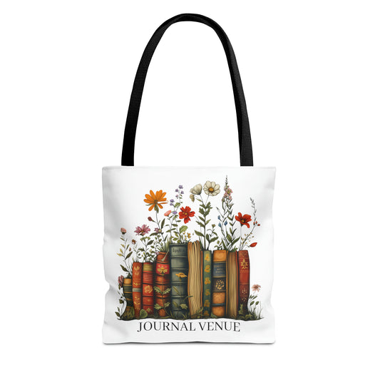 Wild Flower Shopping Book Tote Bag - JOURNAL VENUE