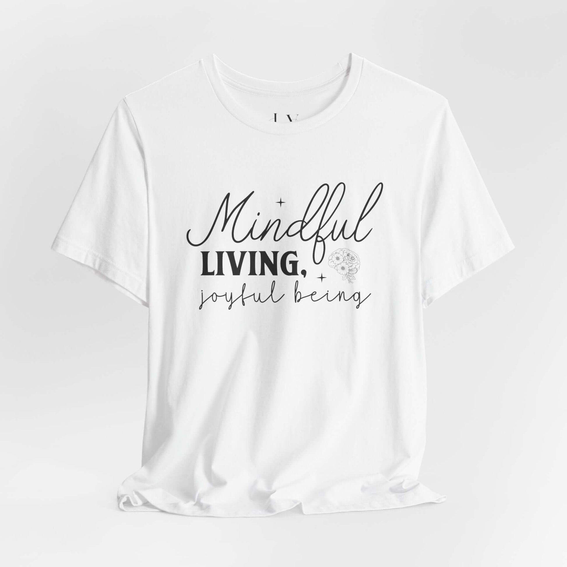 Mindful Living Joyful Being Unisex Jersey Short Sleeve T-Shirt - JOURNAL VENUE