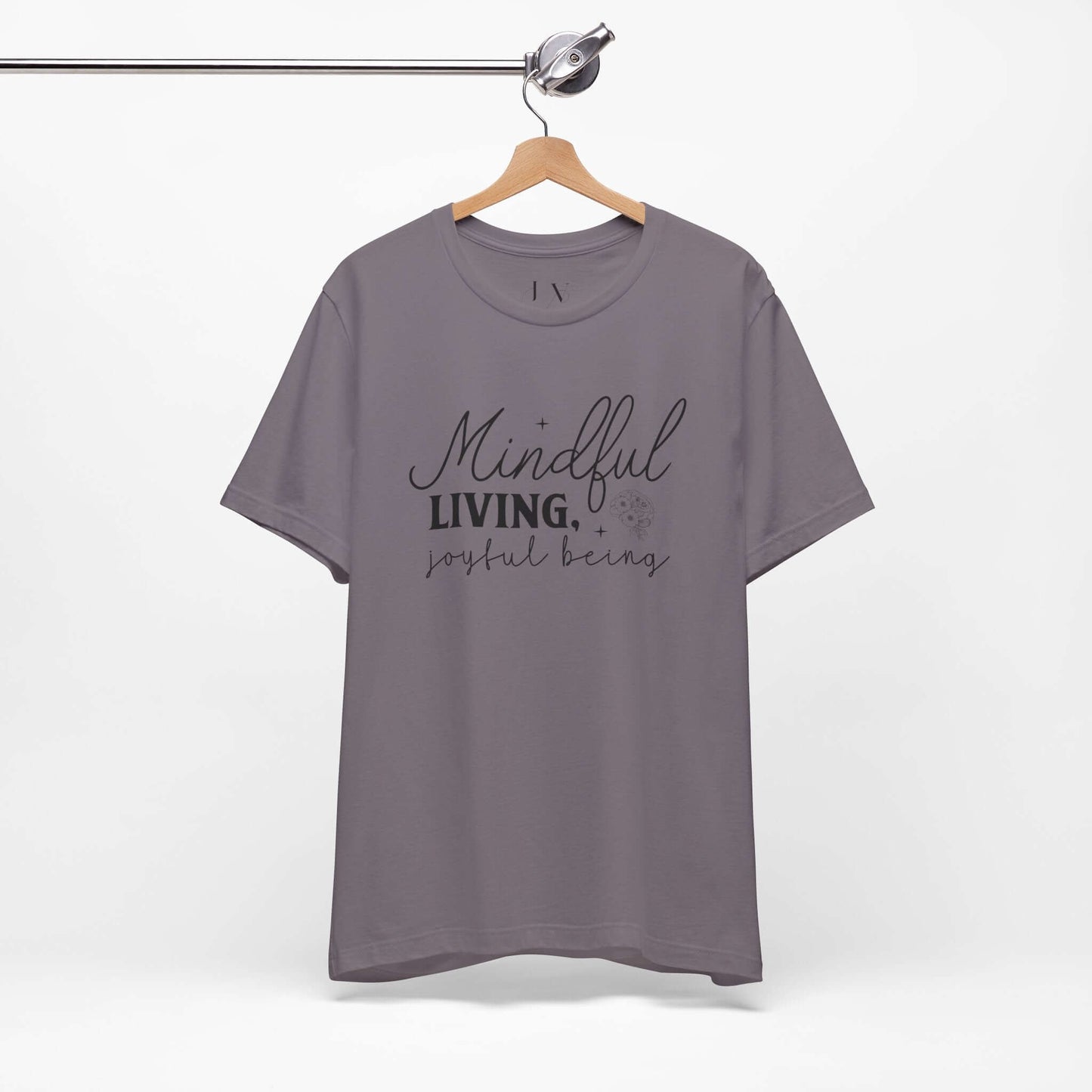 Mindful Living Joyful Being Unisex Jersey Short Sleeve T-Shirt - JOURNAL VENUE