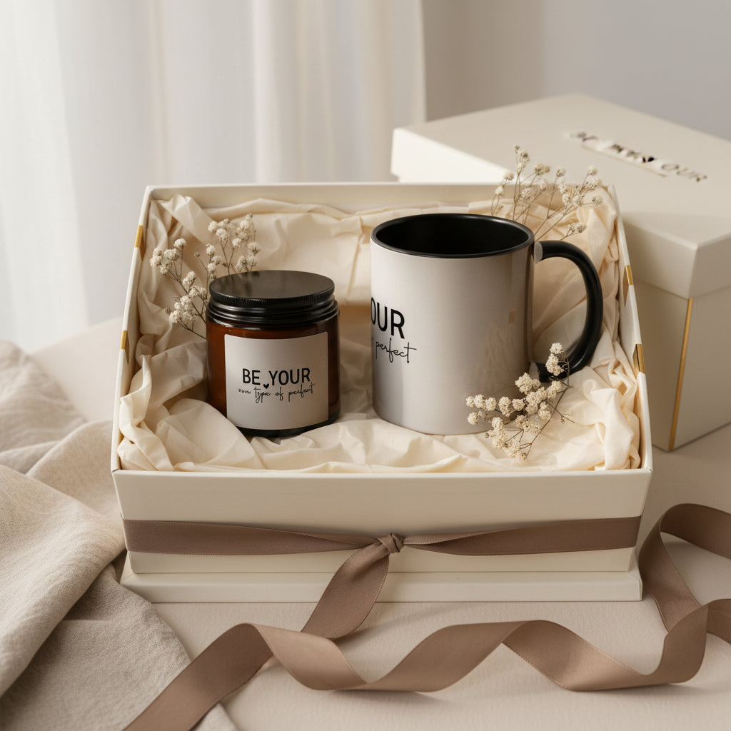 Be Your Own Selfcare Candle & Mug Gift Set - Journal Venue