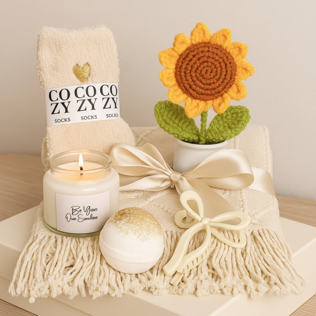 Be Your Own Sunshine Candle Gift Set  - Journal Venue